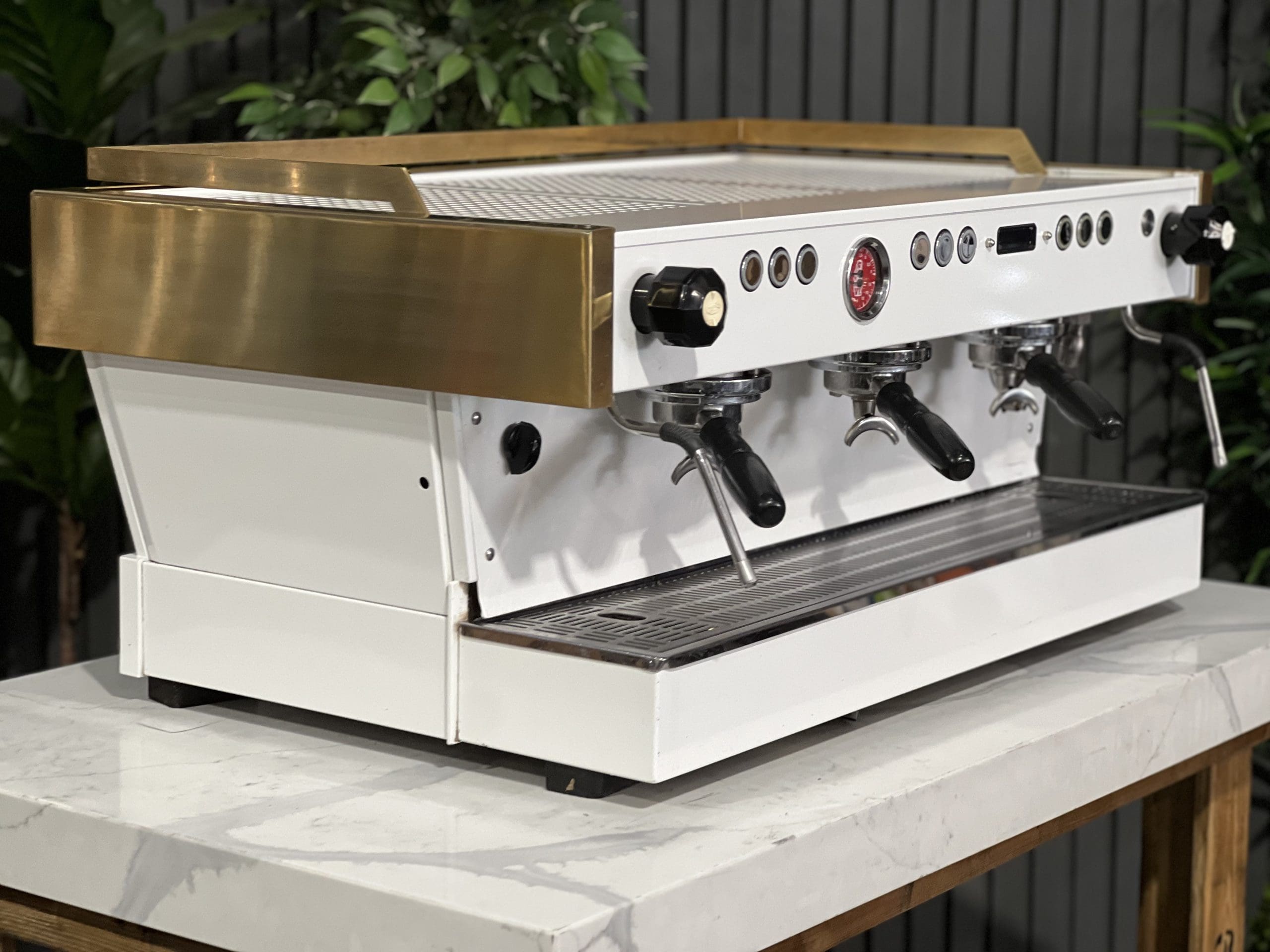 La Marzocco Linea PB 3 Group White & Gold - Used
