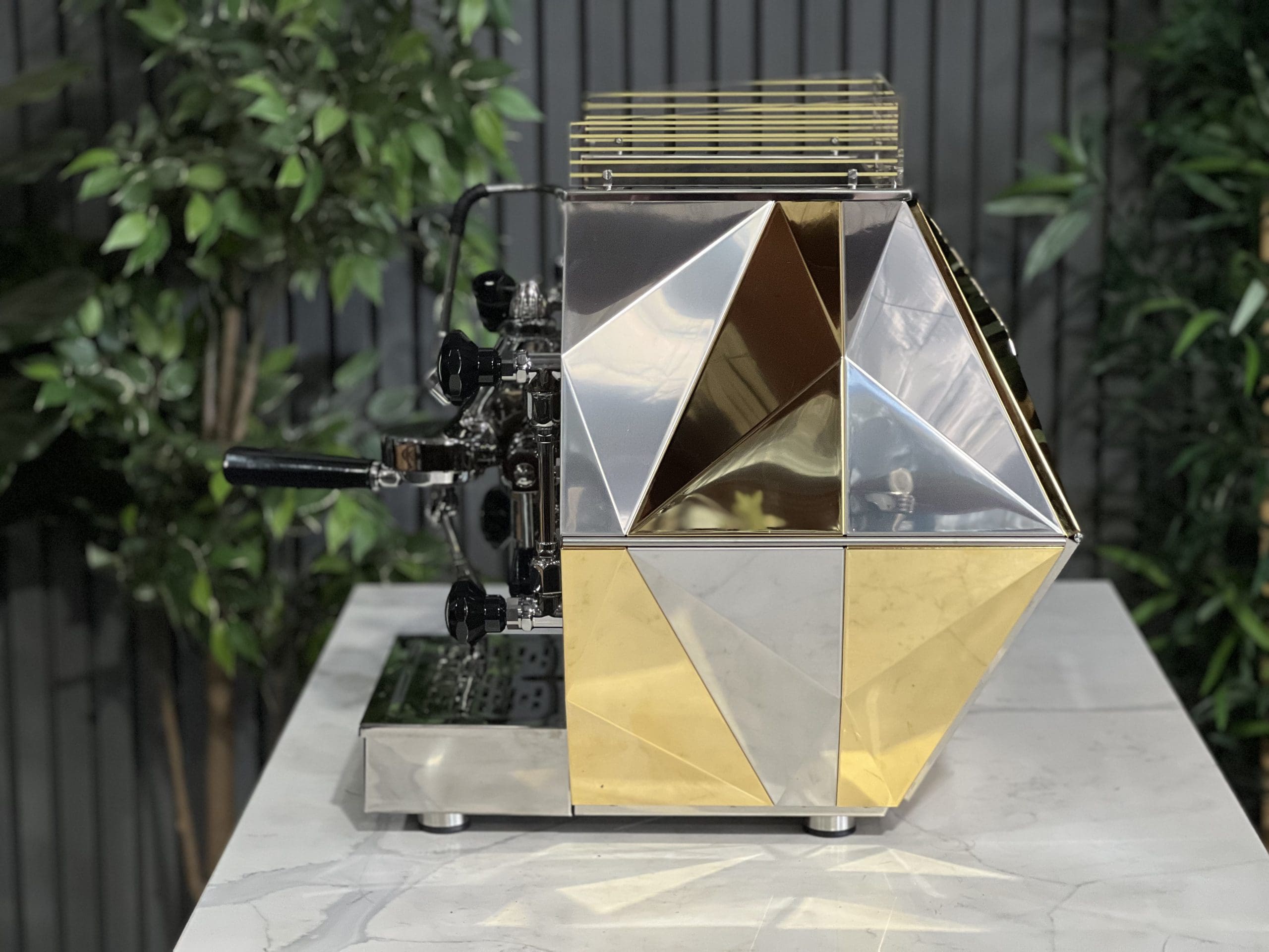 La Pavoni Diamantina 1 Group Stainless & Gold - New