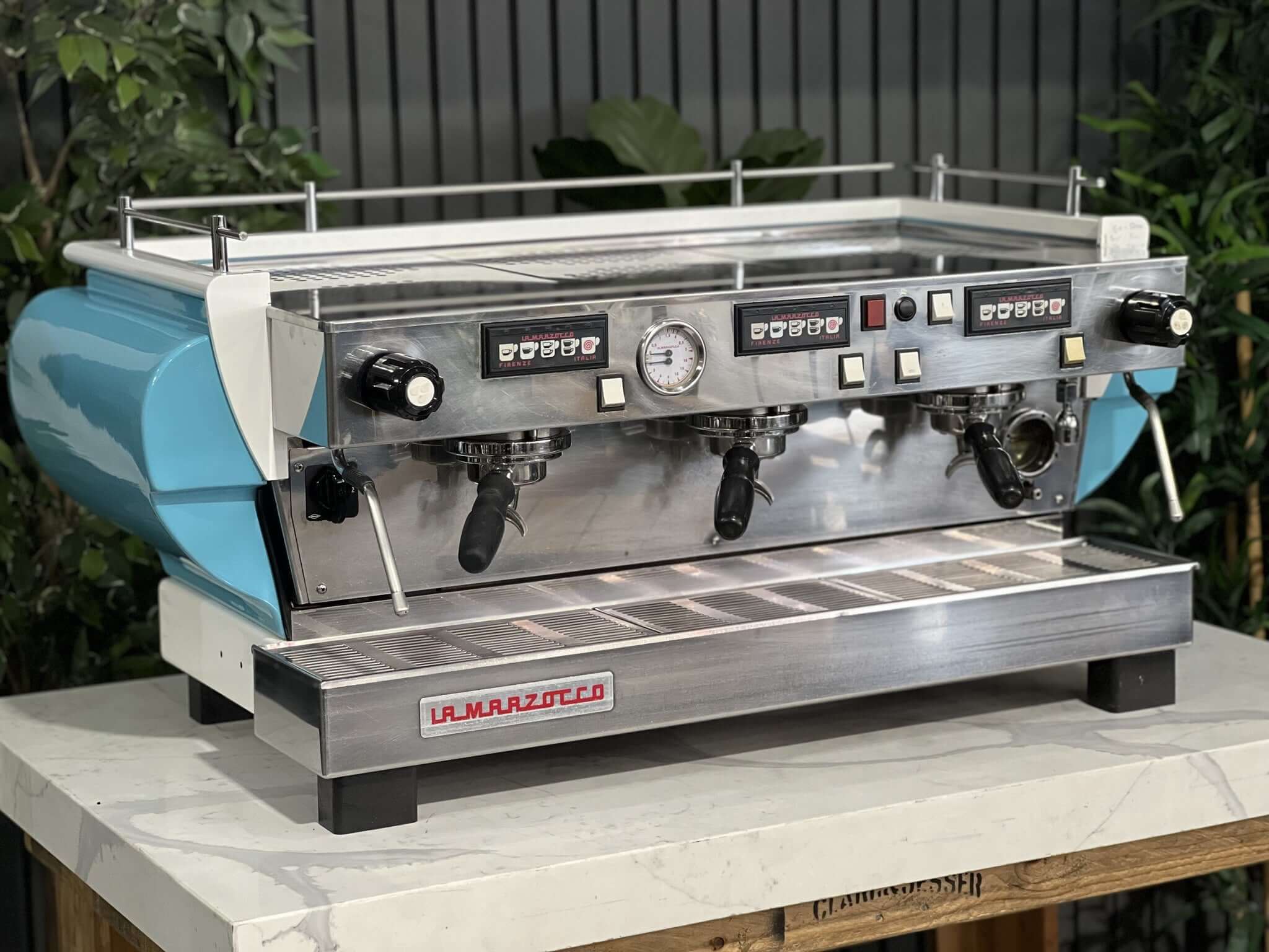 La Marzocco FB70 3 Group Blue & White - Used