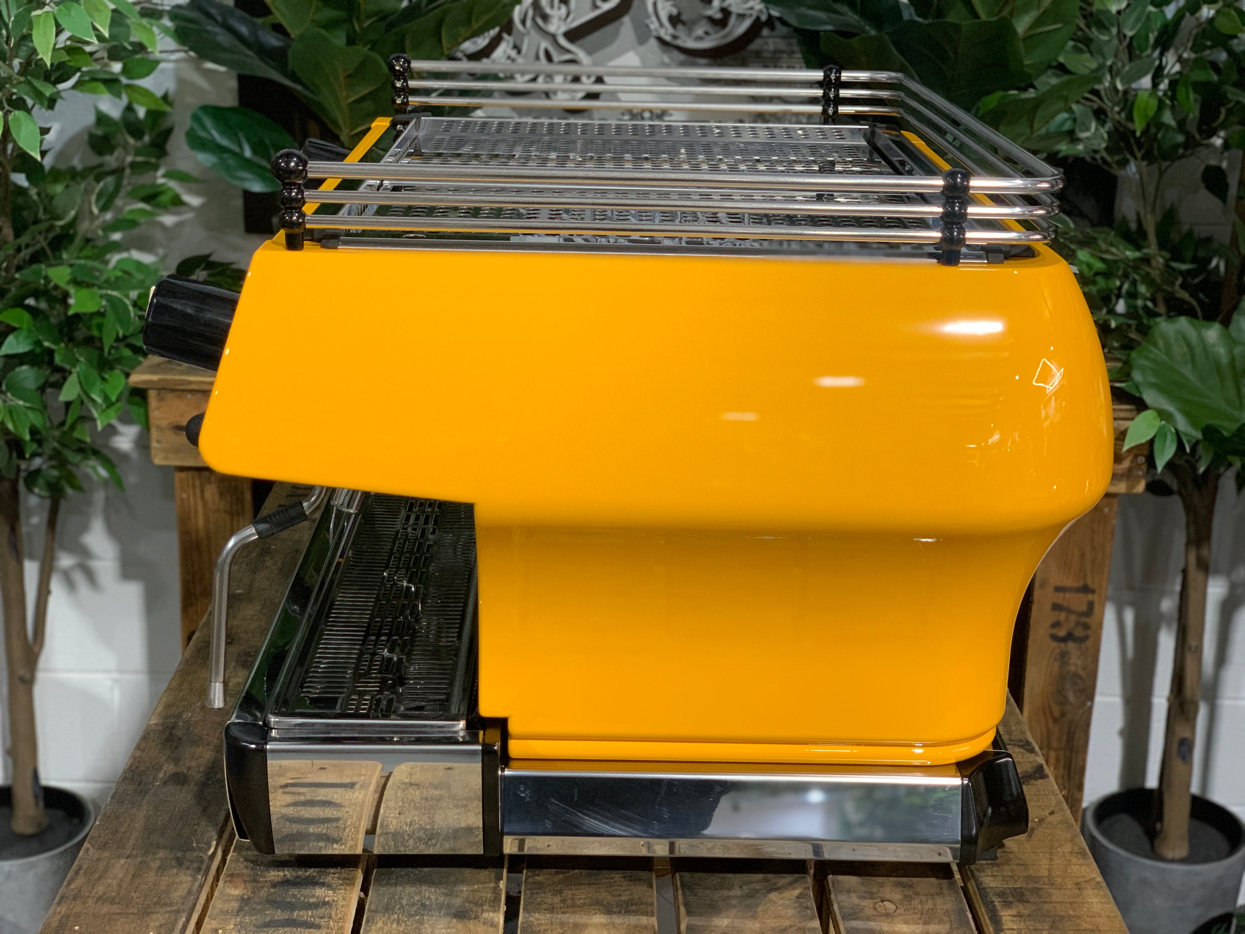 La Marzocco FB80 2 Group Deep Yellow Espresso Coffee Machine - Used