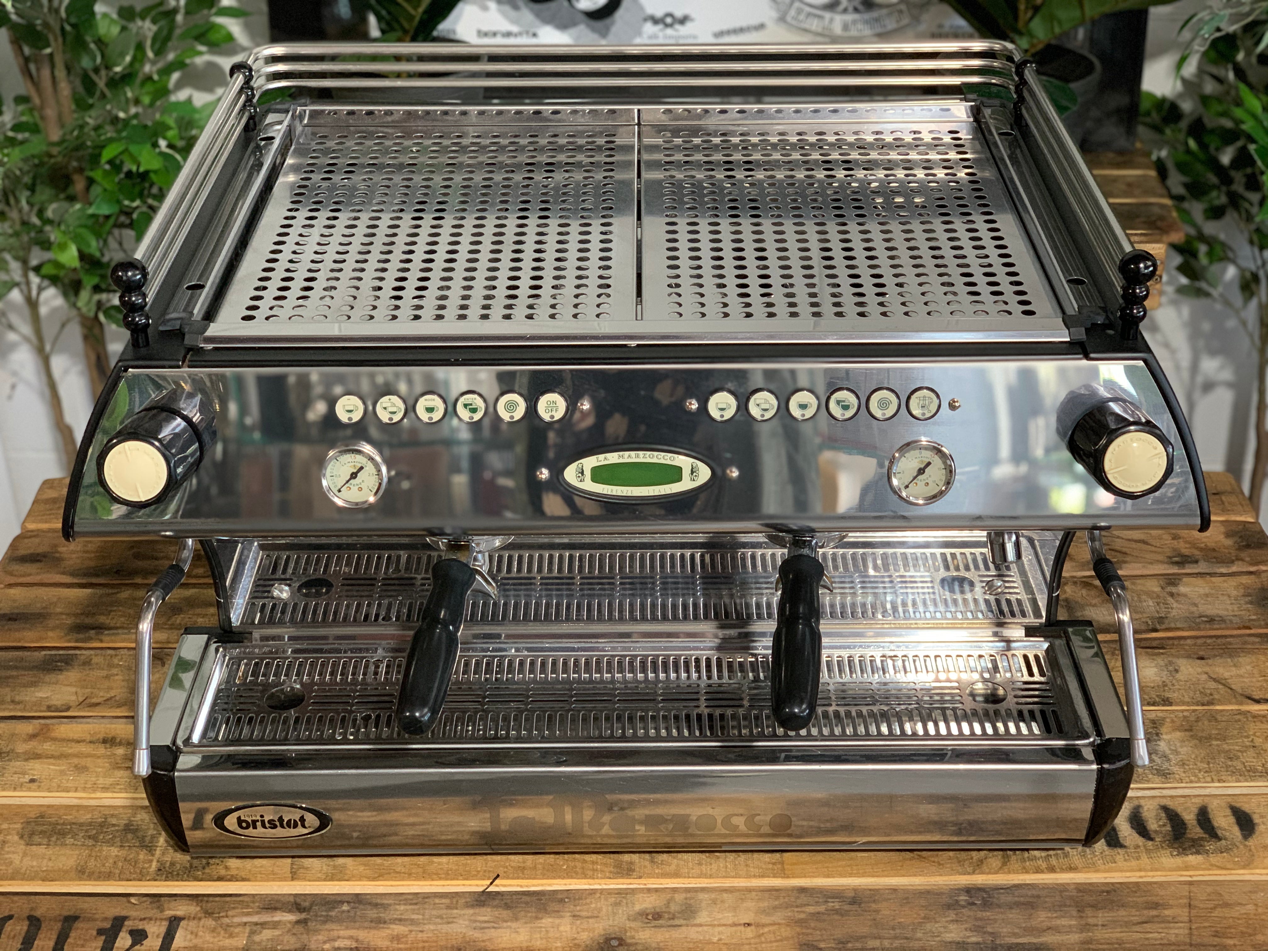 La Marzocco FB80 2 Group Black w/ orange Espresso Coffee Machine - Used