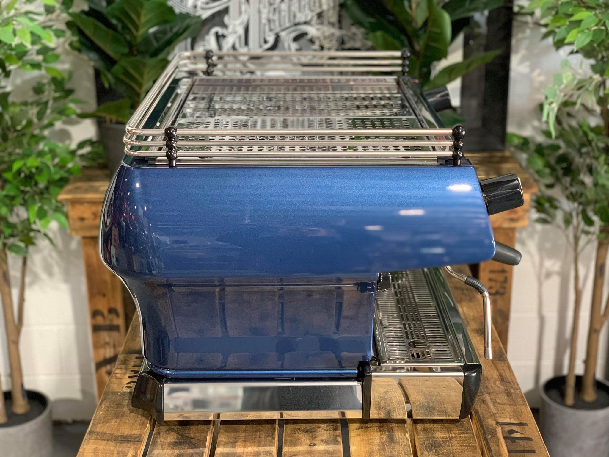 La Marzocco FB80 2 Group Electric Blue Espresso Coffee Machine - Used