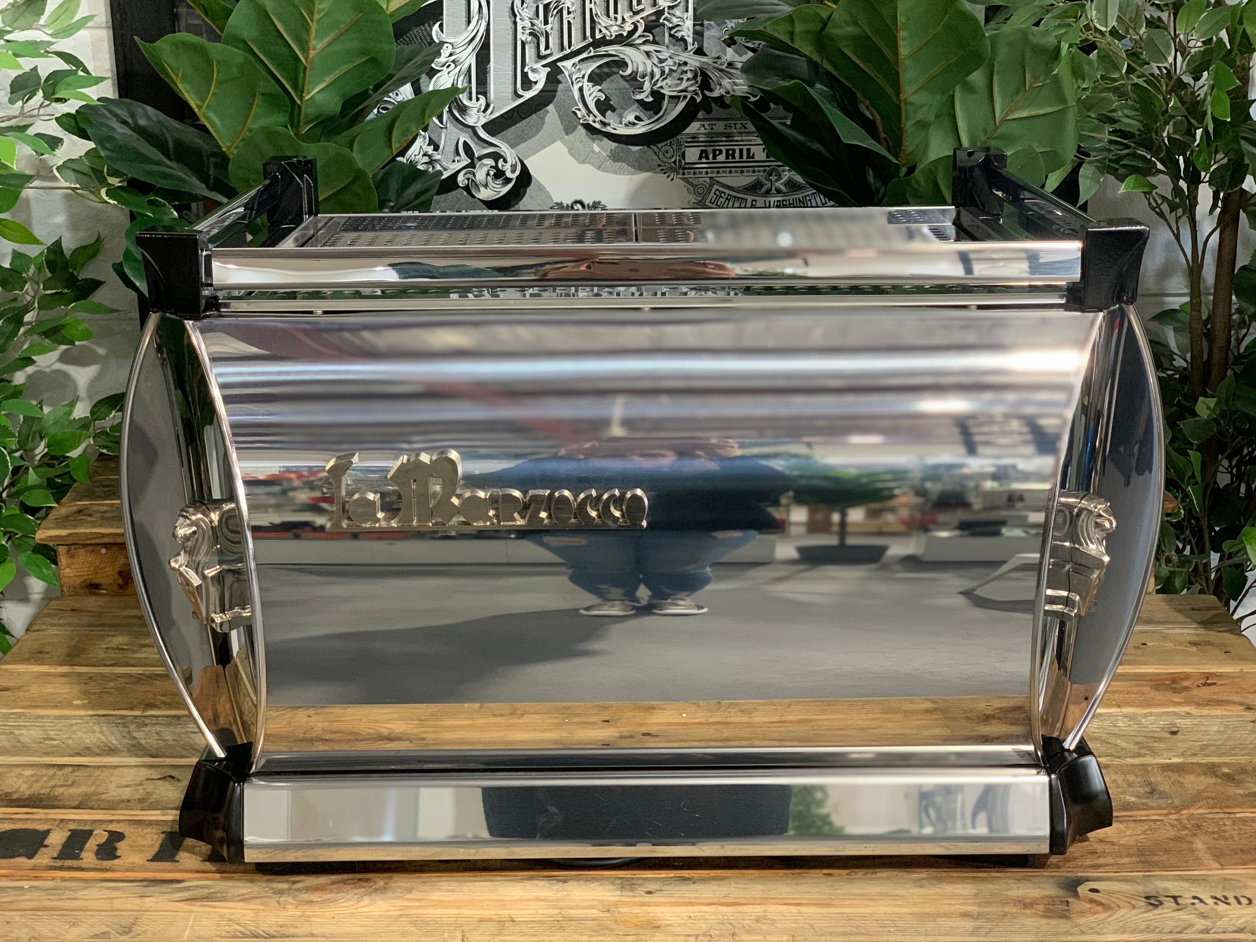 La Marzocco GB5 2 Group Coffee Machine Chrome - Used