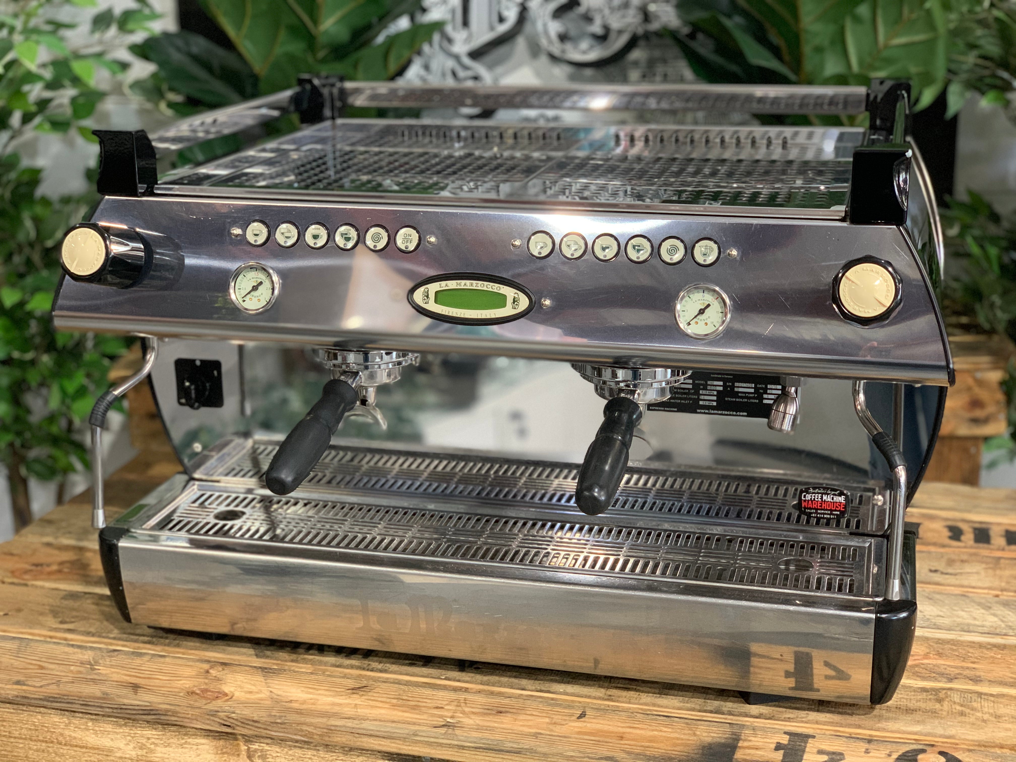 La Marzocco GB5 2 Group Coffee Machine Chrome - Used