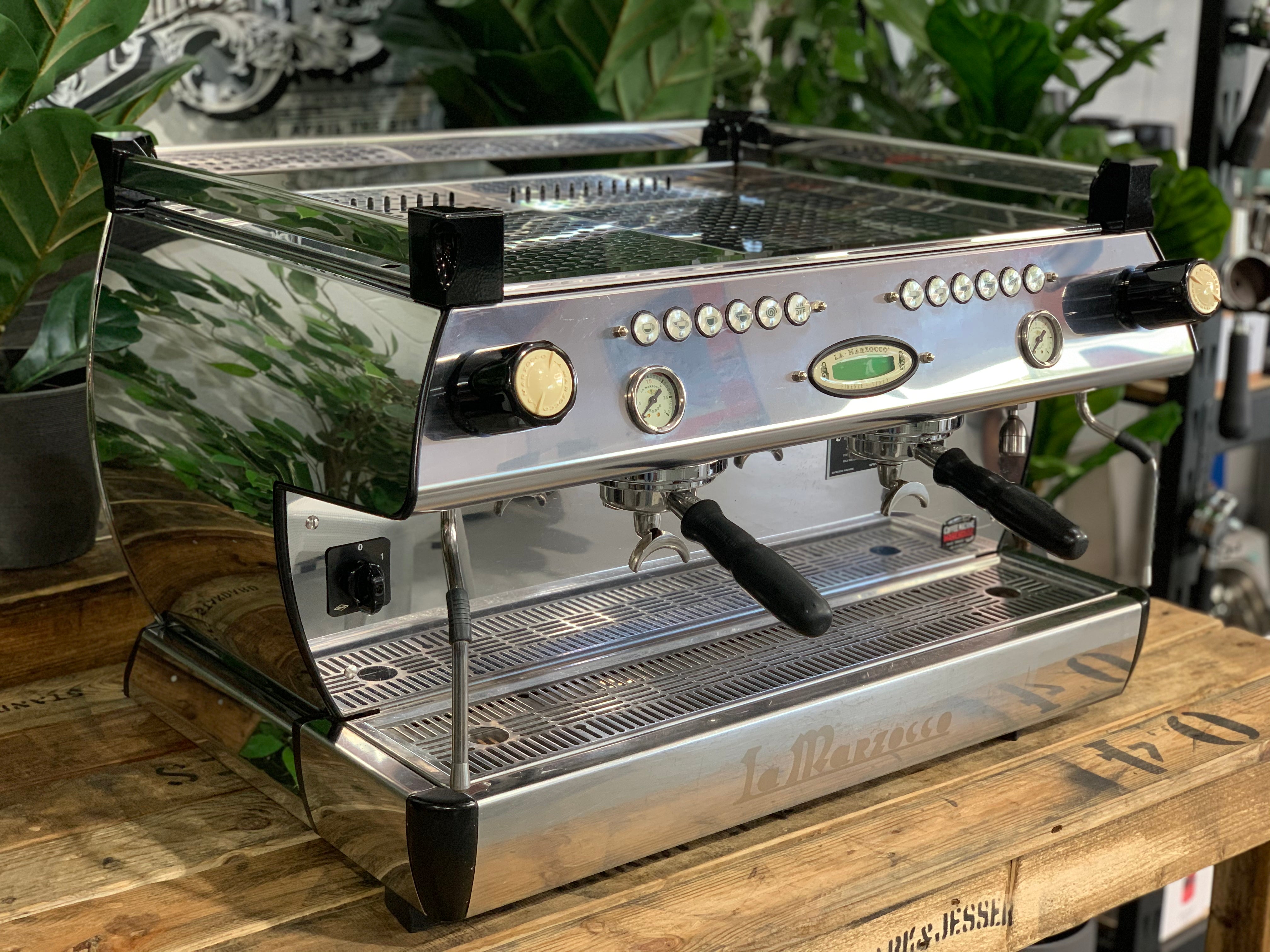 La Marzocco GB5 2 Group Coffee Machine Chrome - Used