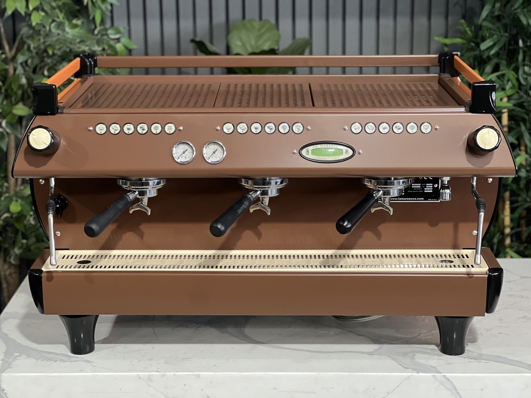 La Marzocco GB5 3 Group Orange & Brown - Used