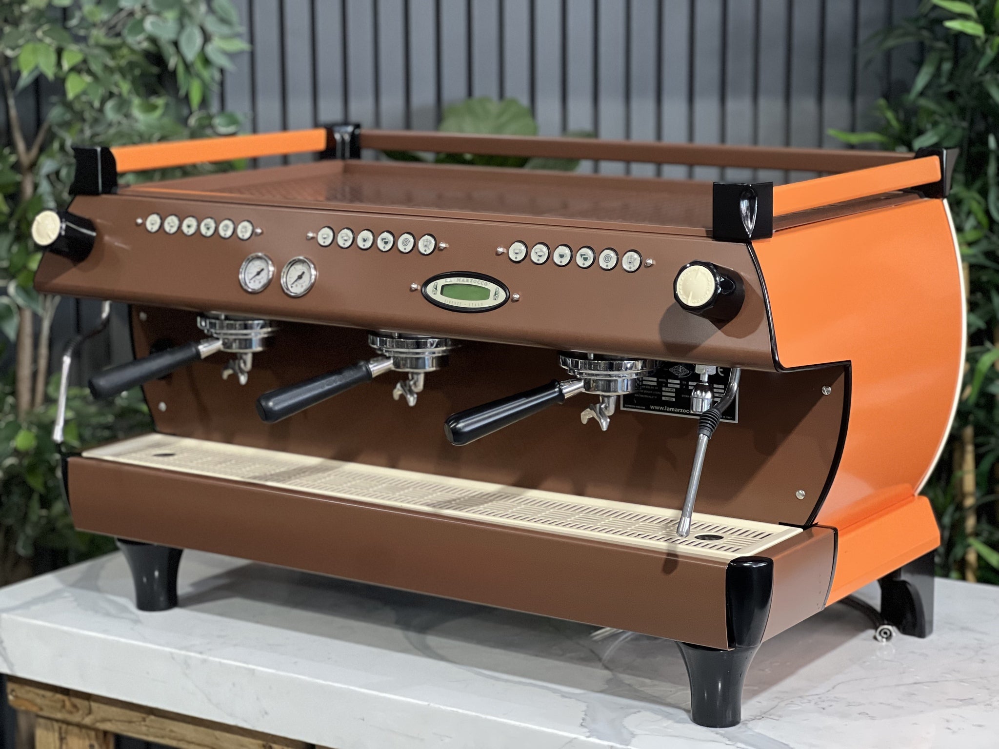 La Marzocco GB5 3 Group Orange & Brown - Used