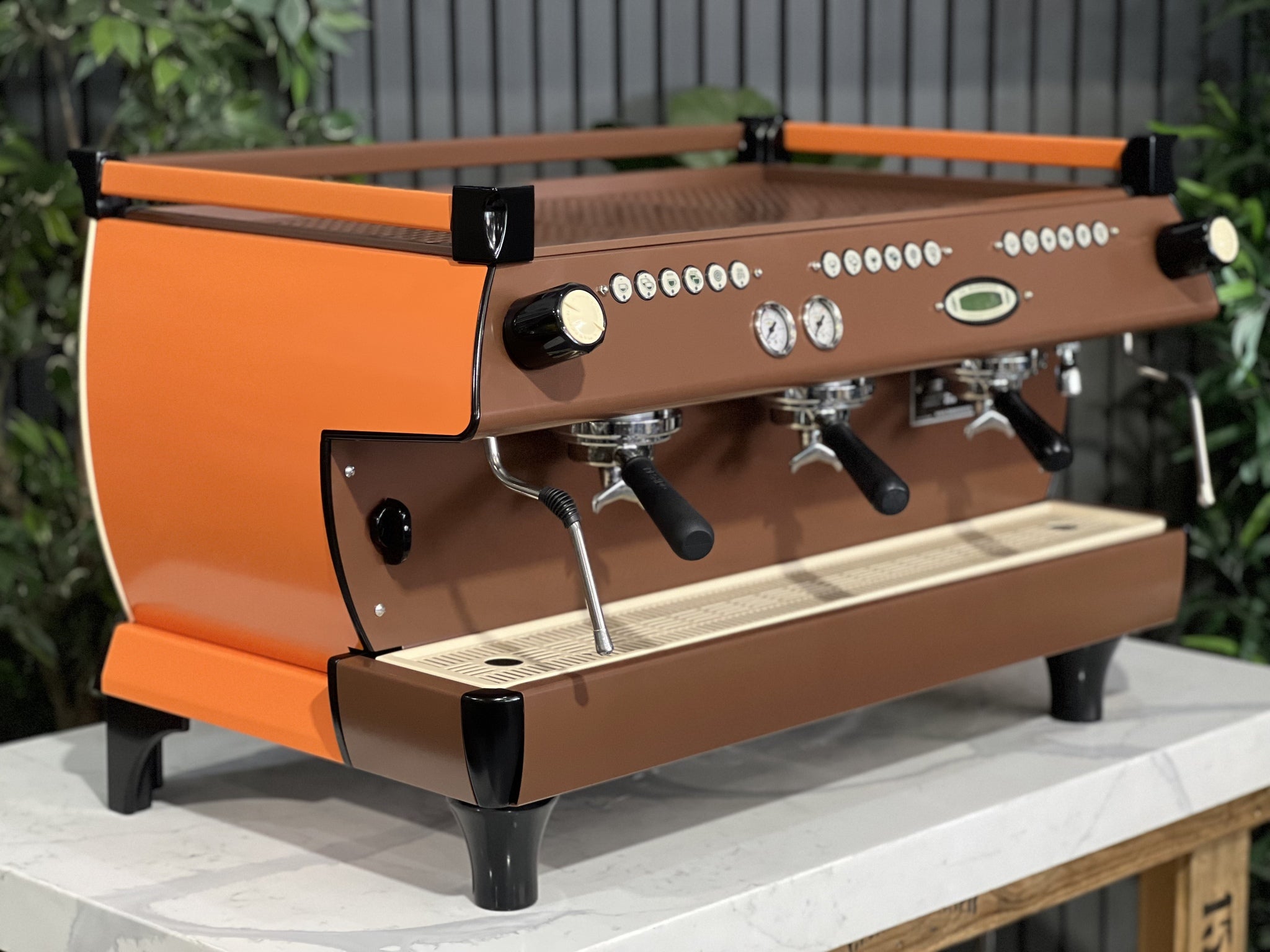 La Marzocco GB5 3 Group Orange & Brown - Used