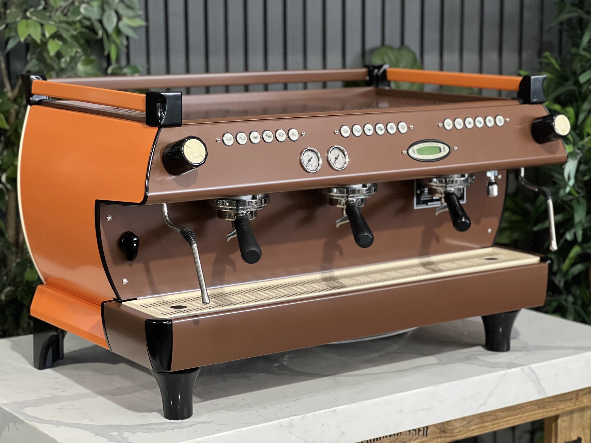 La Marzocco GB5 3 Group Orange & Brown - Used