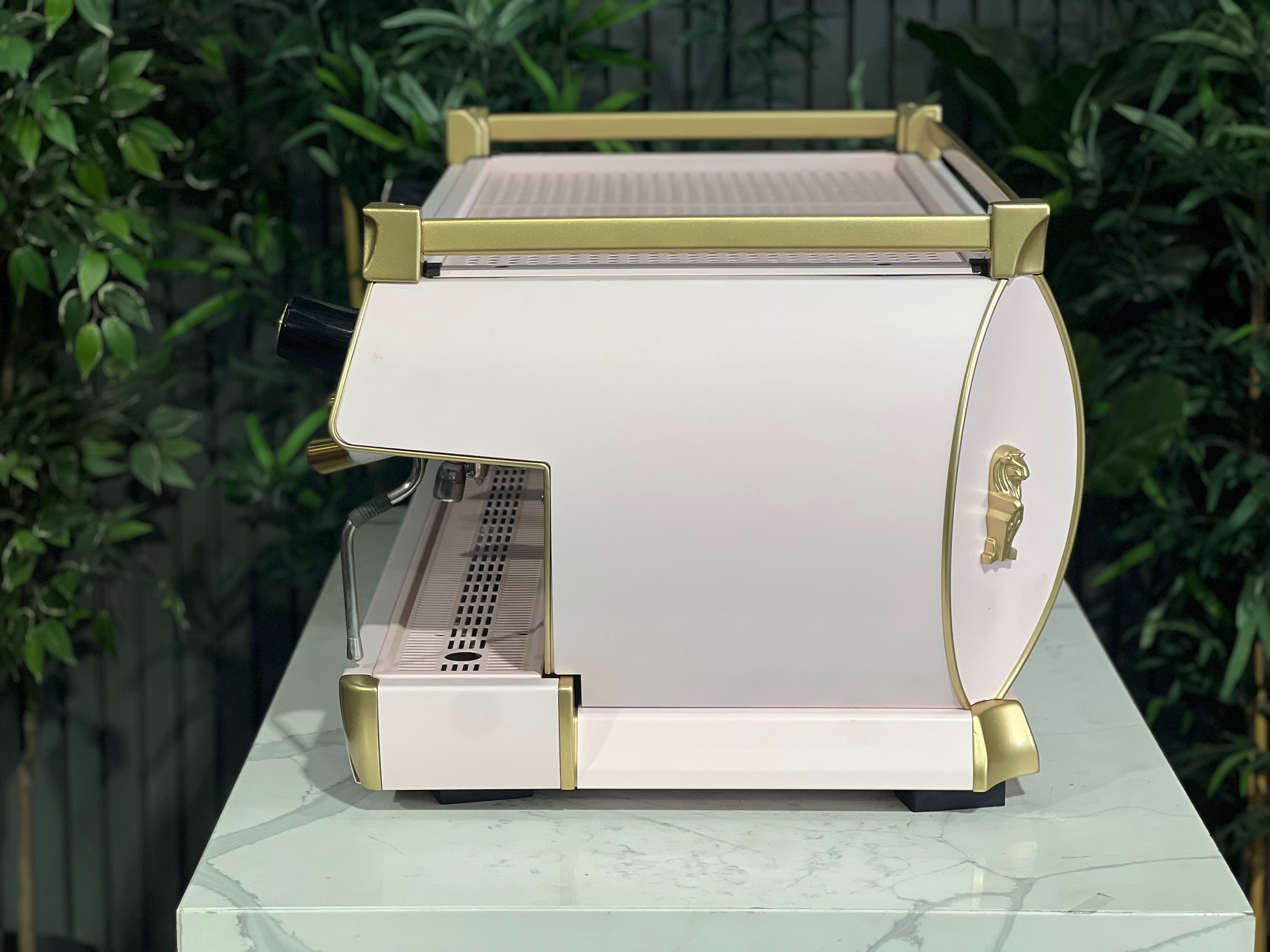 La Marzocco GB5 3 Group Coffee Machine Pink & Gold