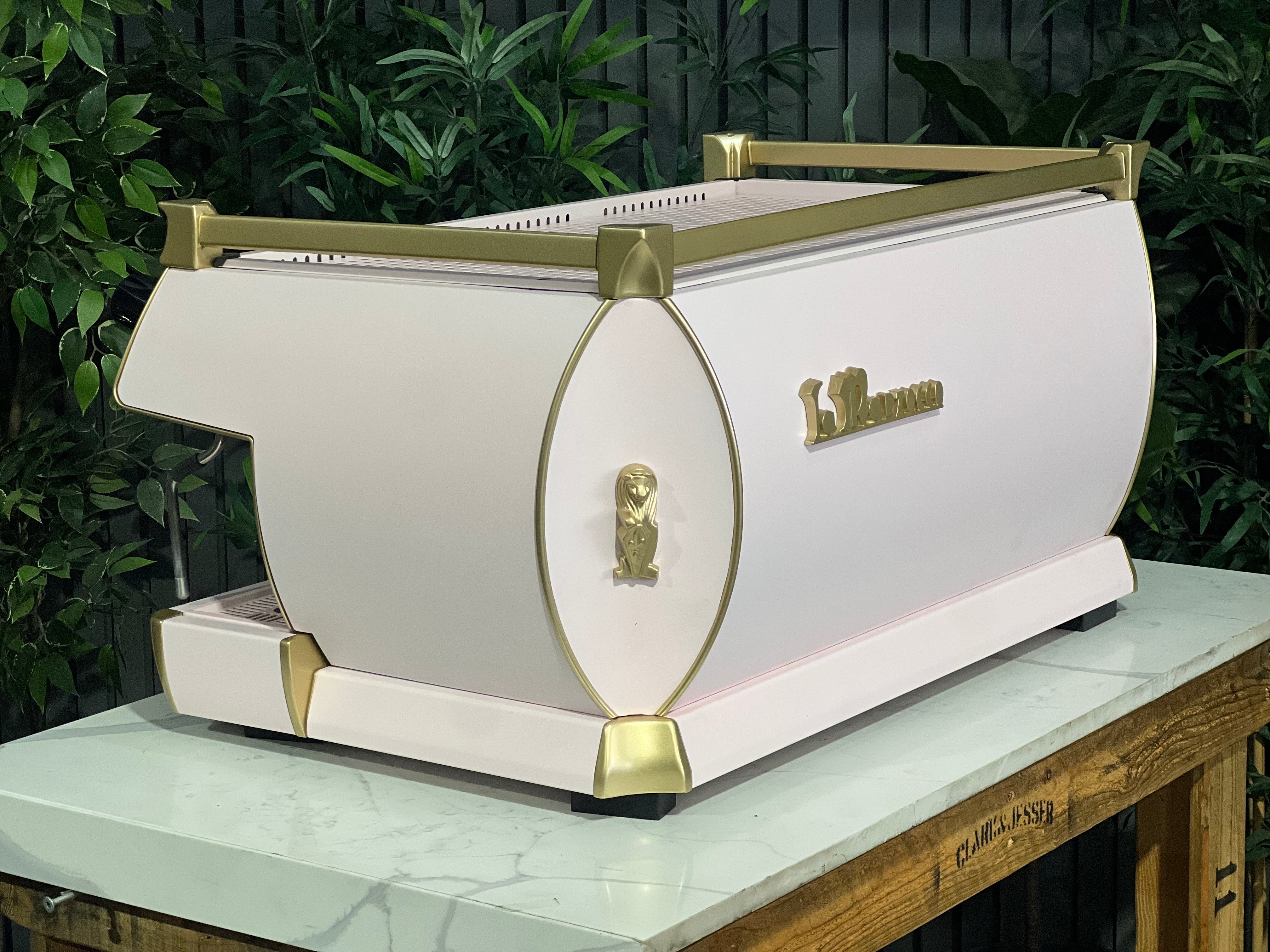 La Marzocco GB5 3 Group Coffee Machine Pink & Gold