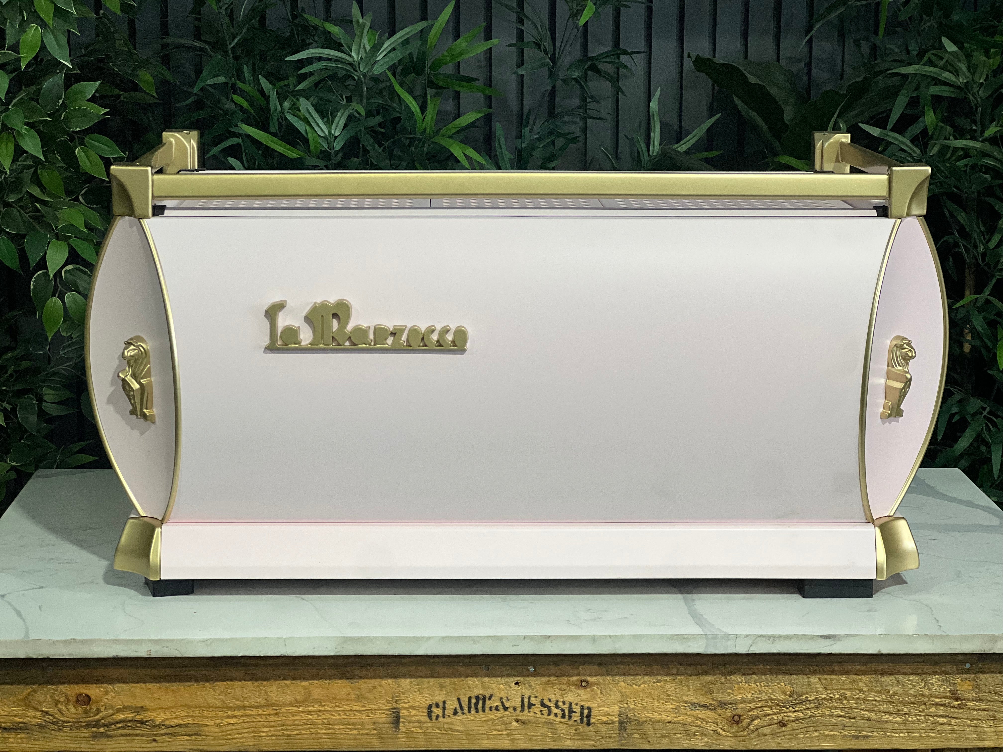 La Marzocco GB5 3 Group Coffee Machine Pink & Gold