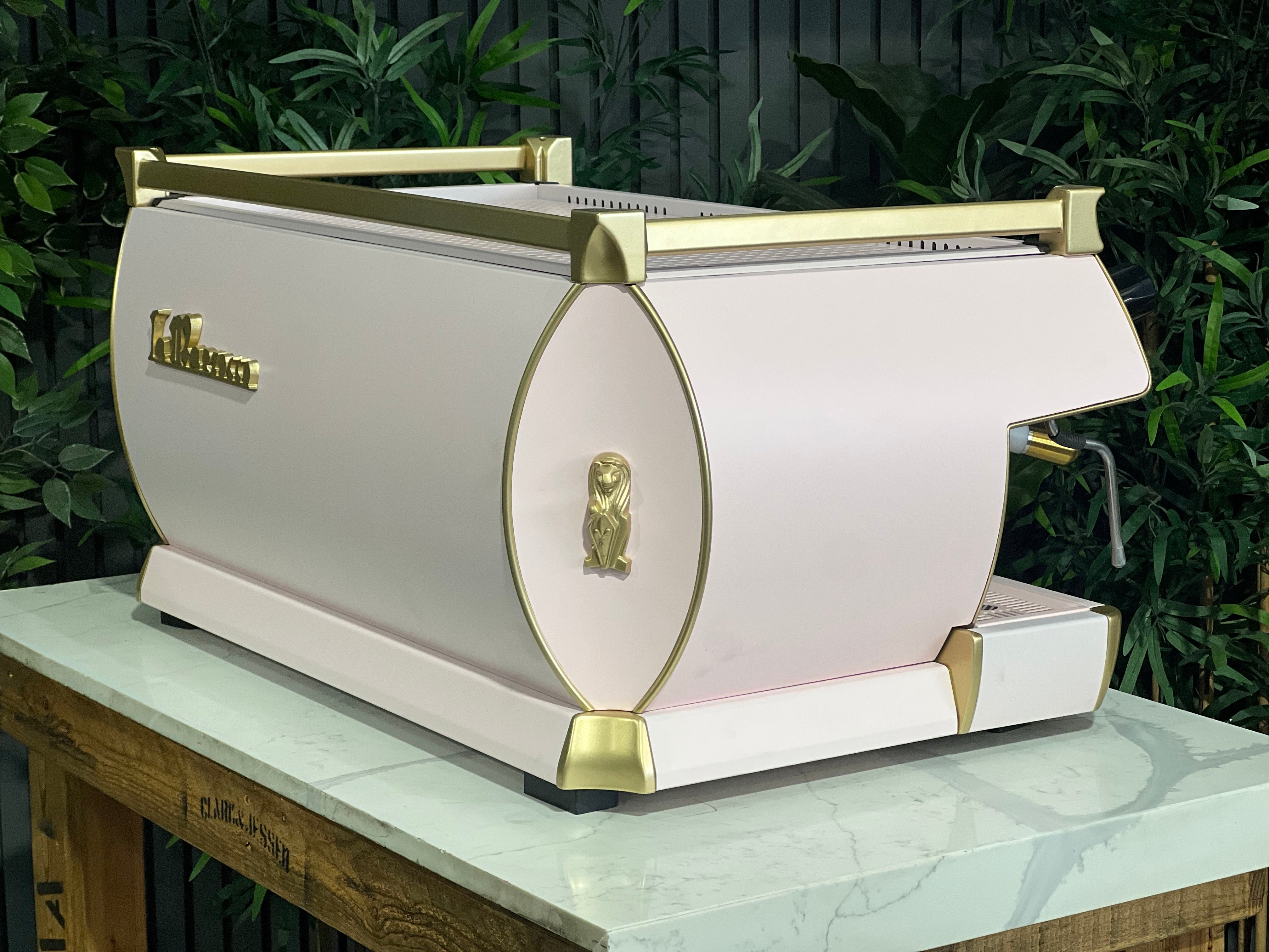 La Marzocco GB5 3 Group Coffee Machine Pink & Gold