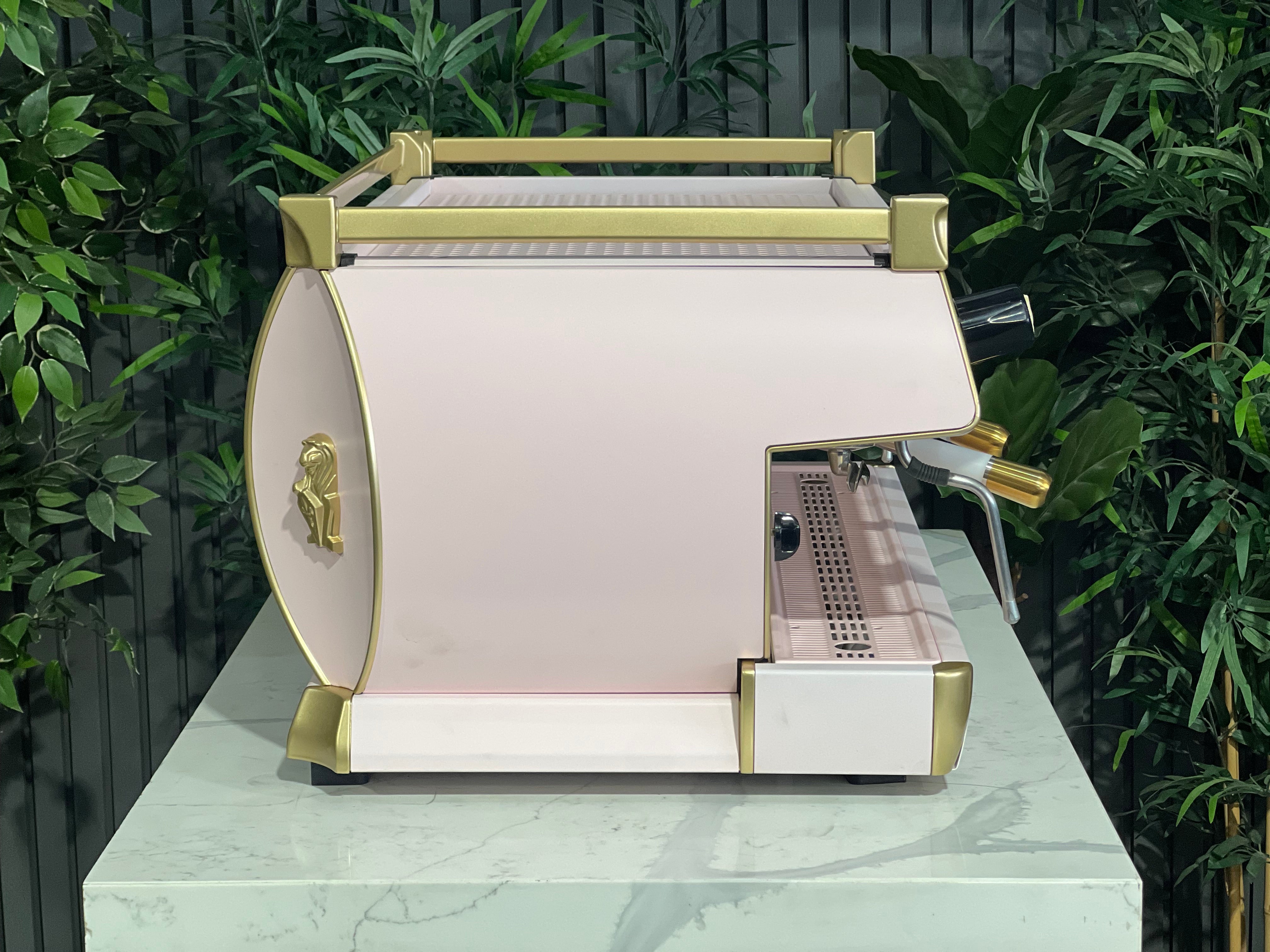 La Marzocco GB5 3 Group Coffee Machine Pink & Gold