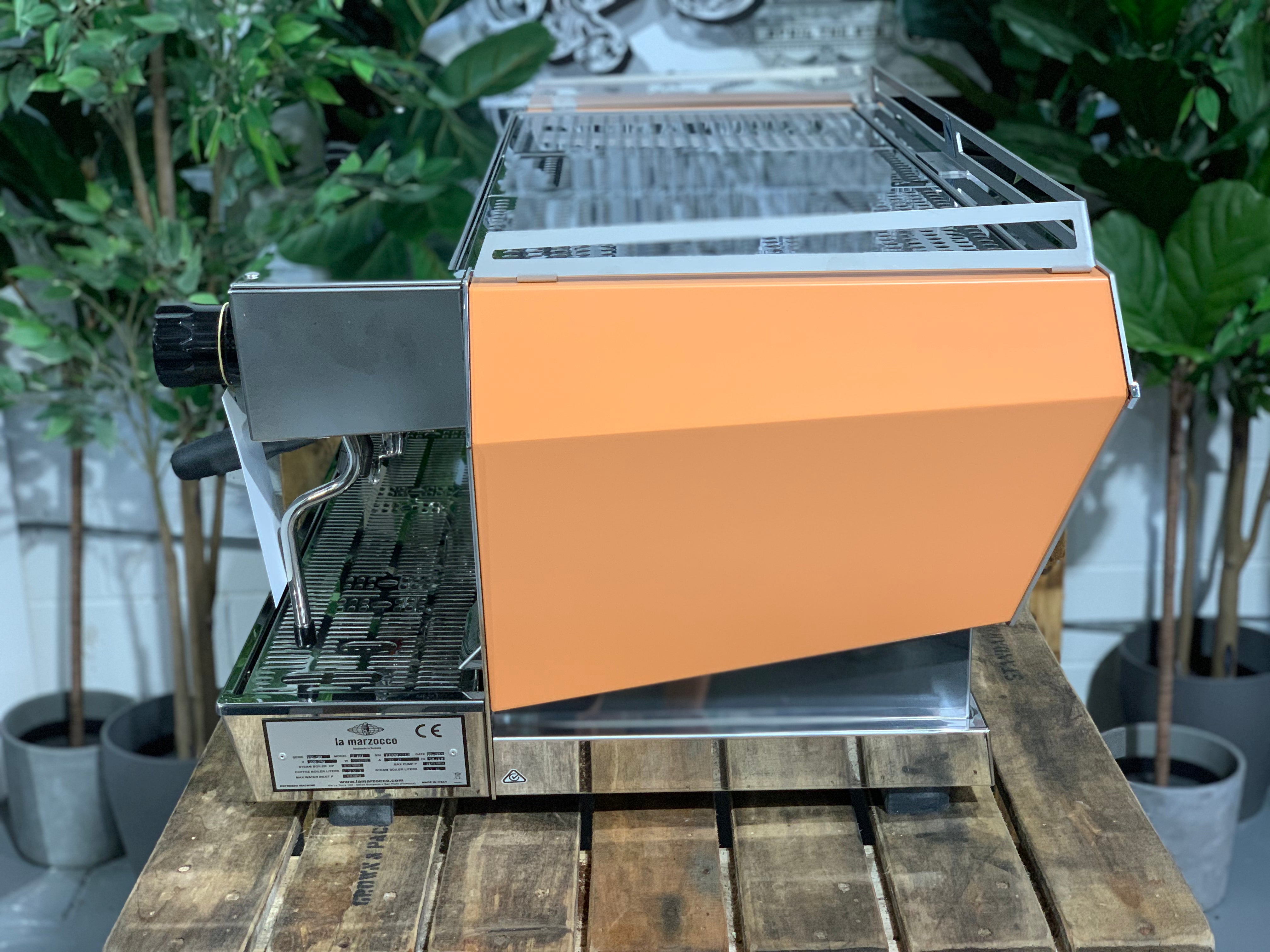 La Marzocco KB90 3 Group Coffee Machine Peach & Stainless - Brand New