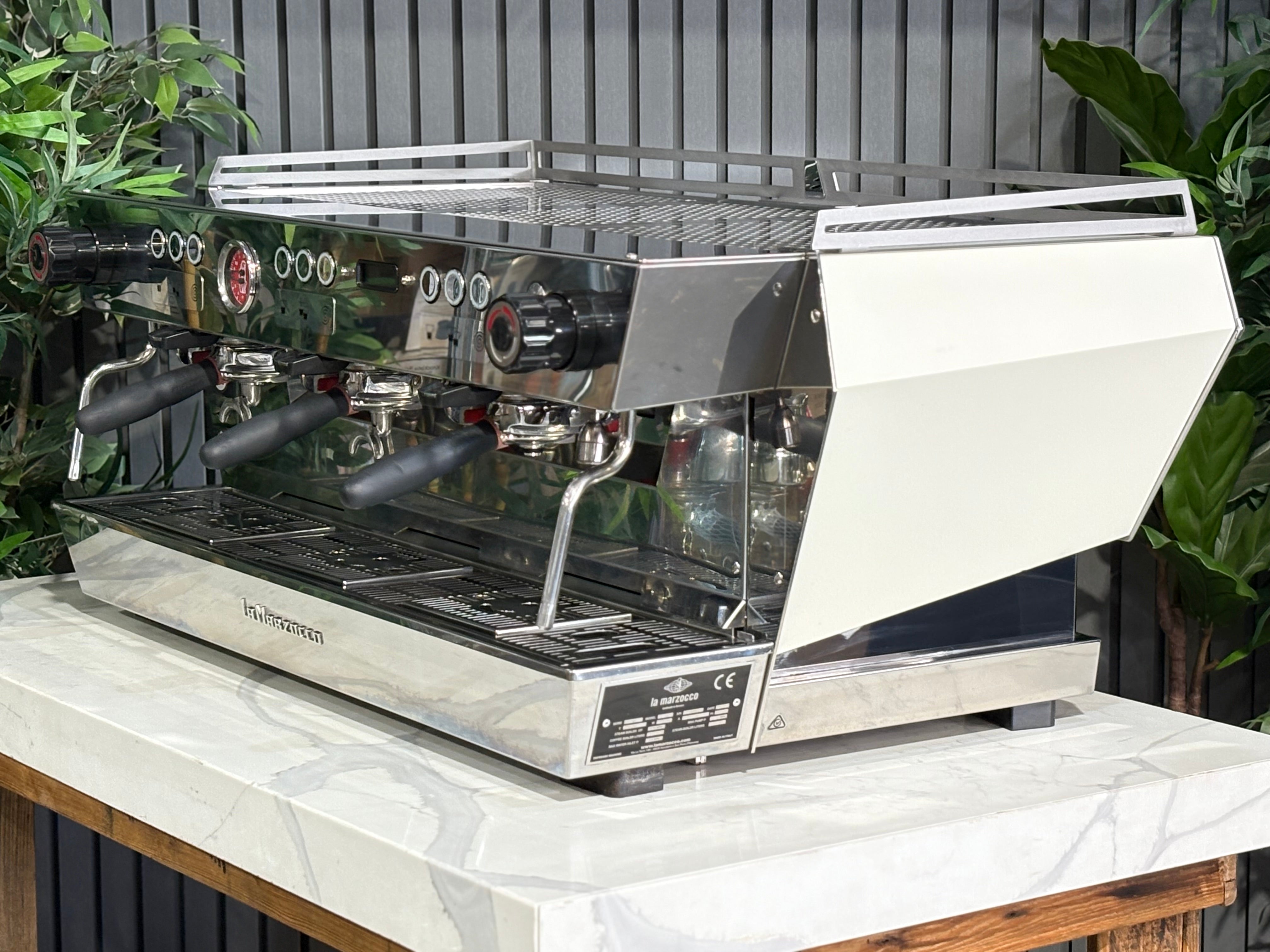 La Marzocco KB90 ABR 3 Group Coffee Machine White - Used