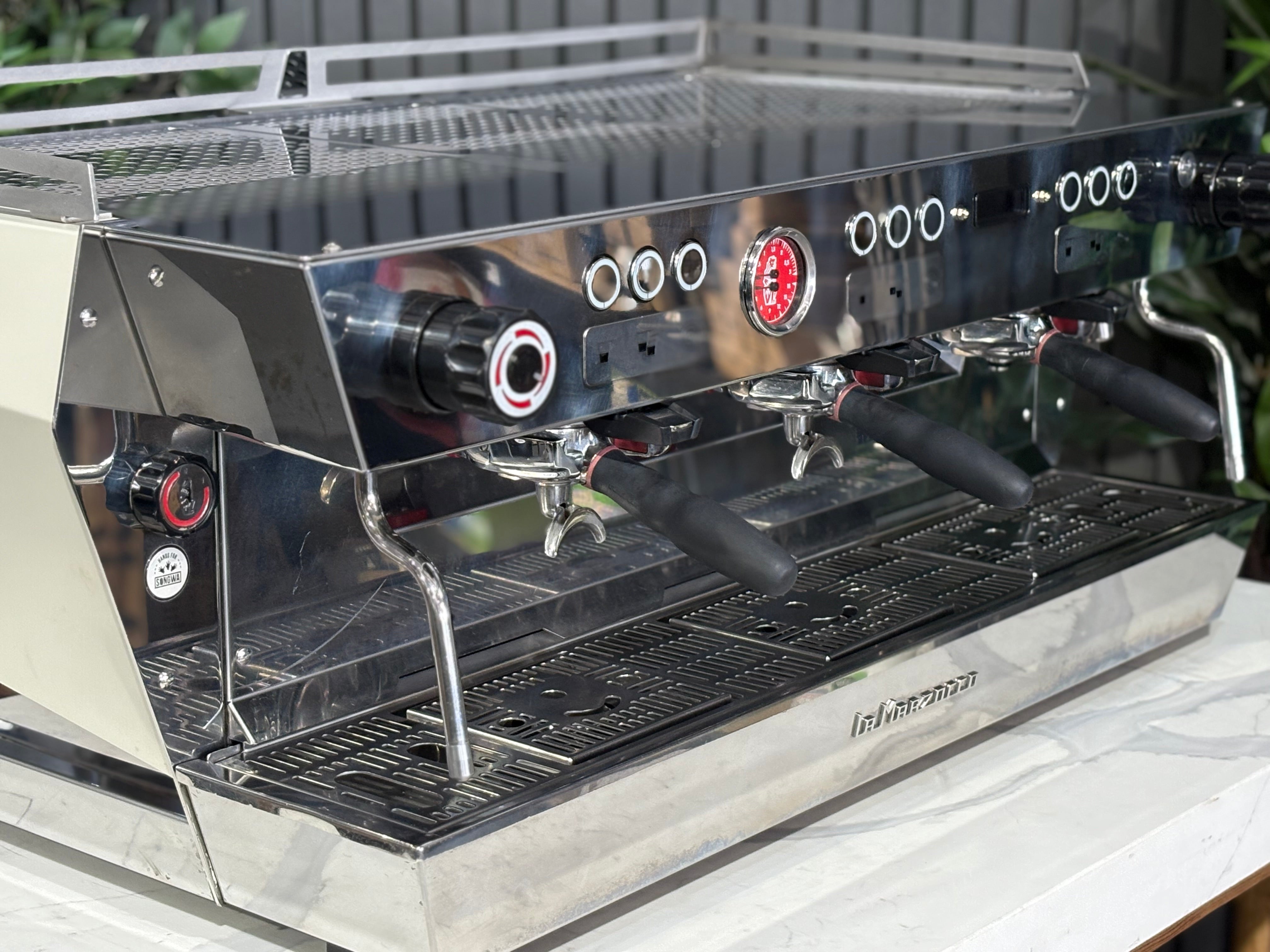 La Marzocco KB90 ABR 3 Group Coffee Machine White - Used