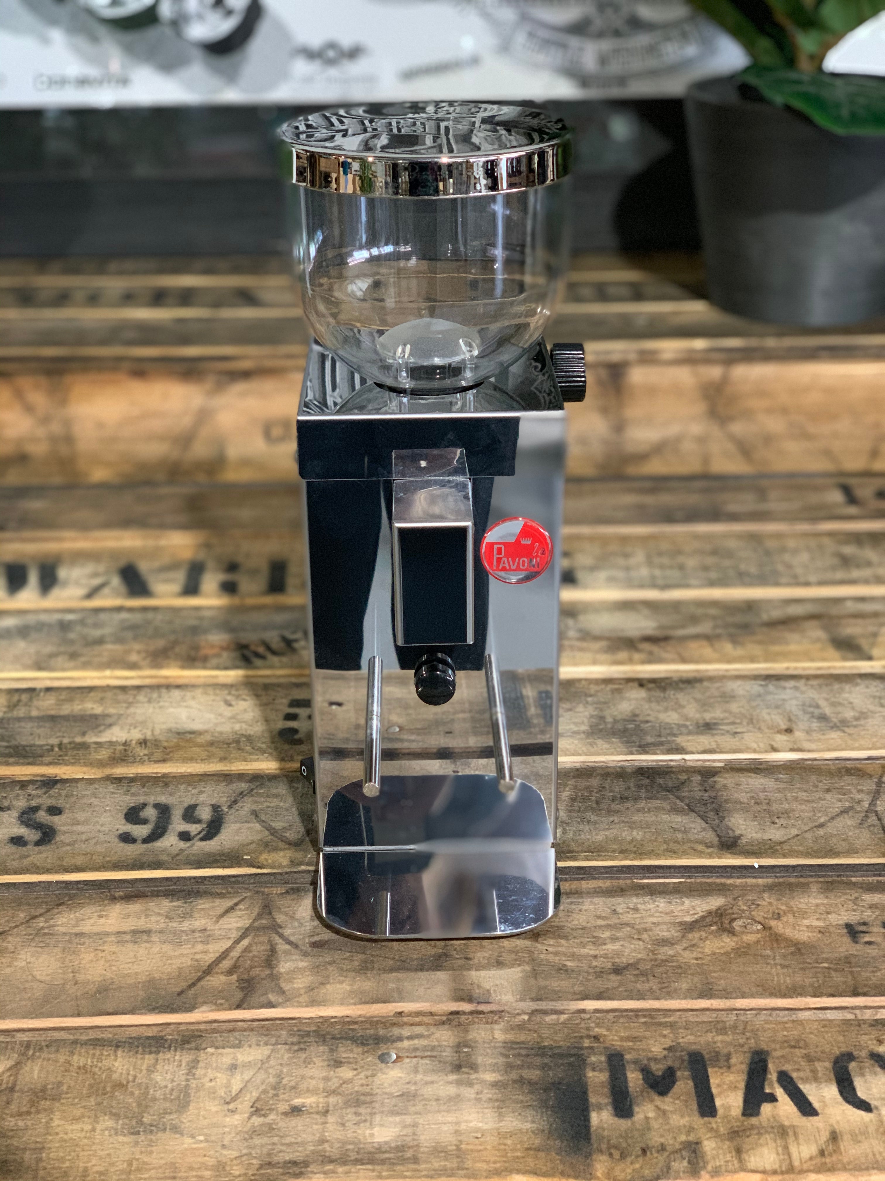 La Pavoni Kube Mill V2 Coffee Grinder Chrome - New