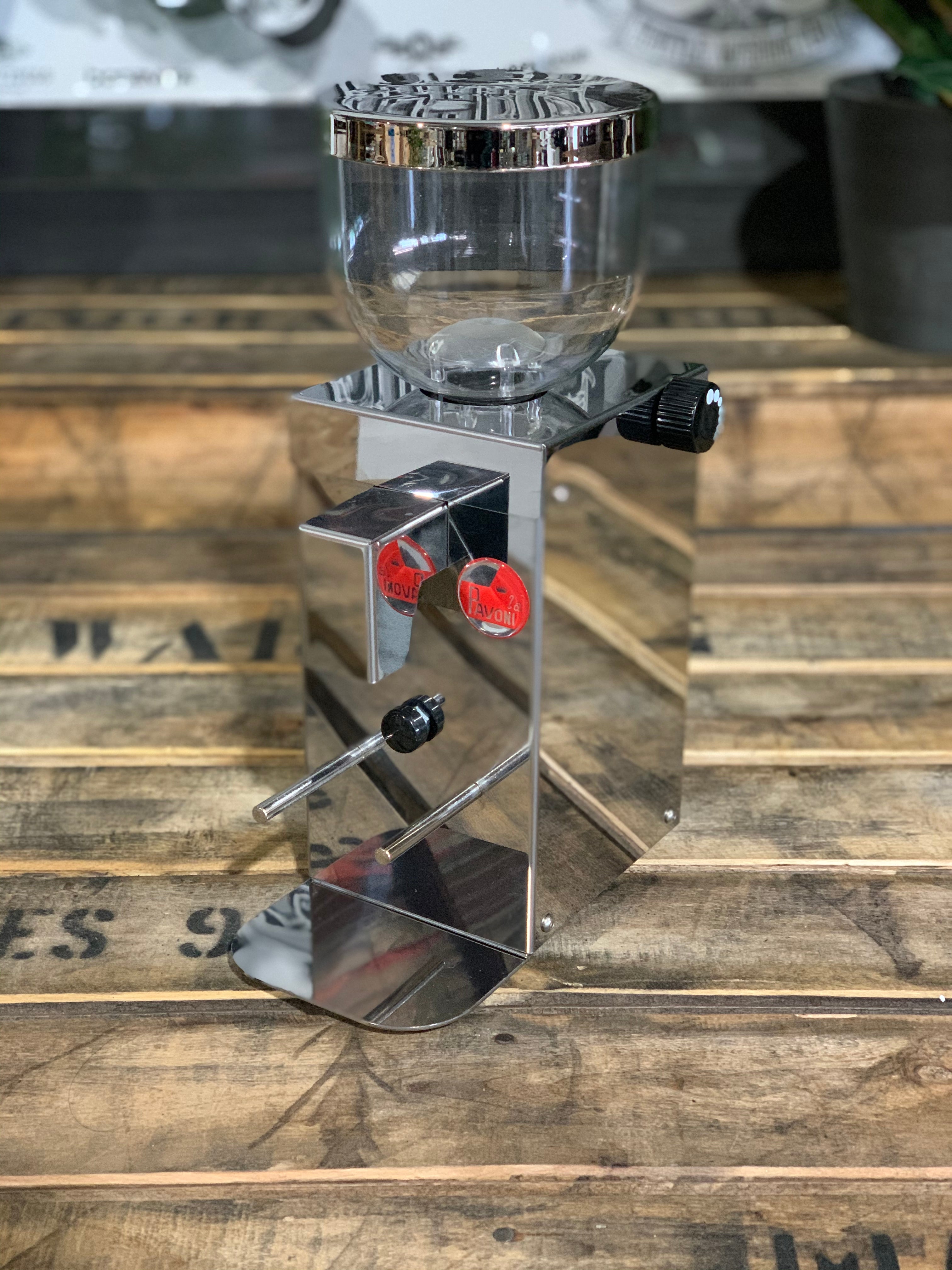 La Pavoni Kube Mill V2 Coffee Grinder Chrome - New