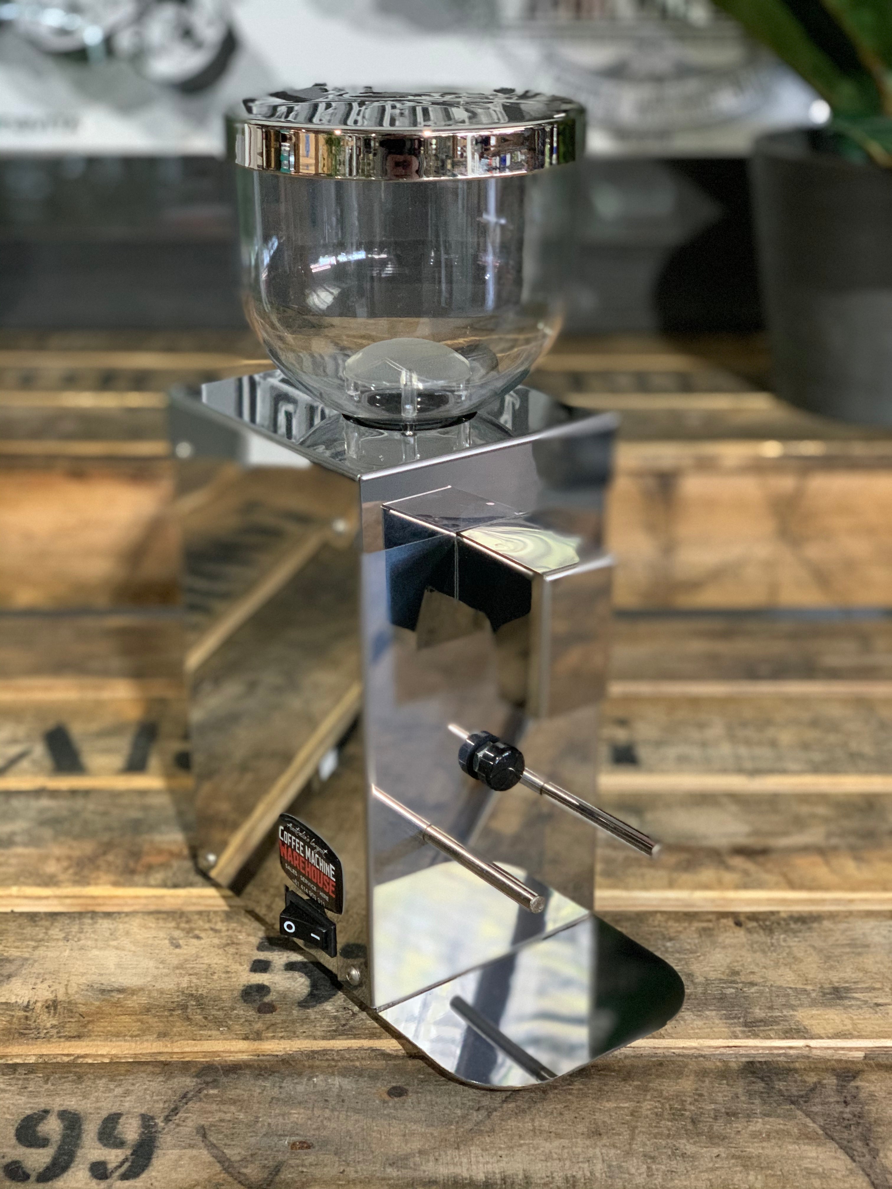 La Pavoni Kube Mill V2 Coffee Grinder Chrome - New