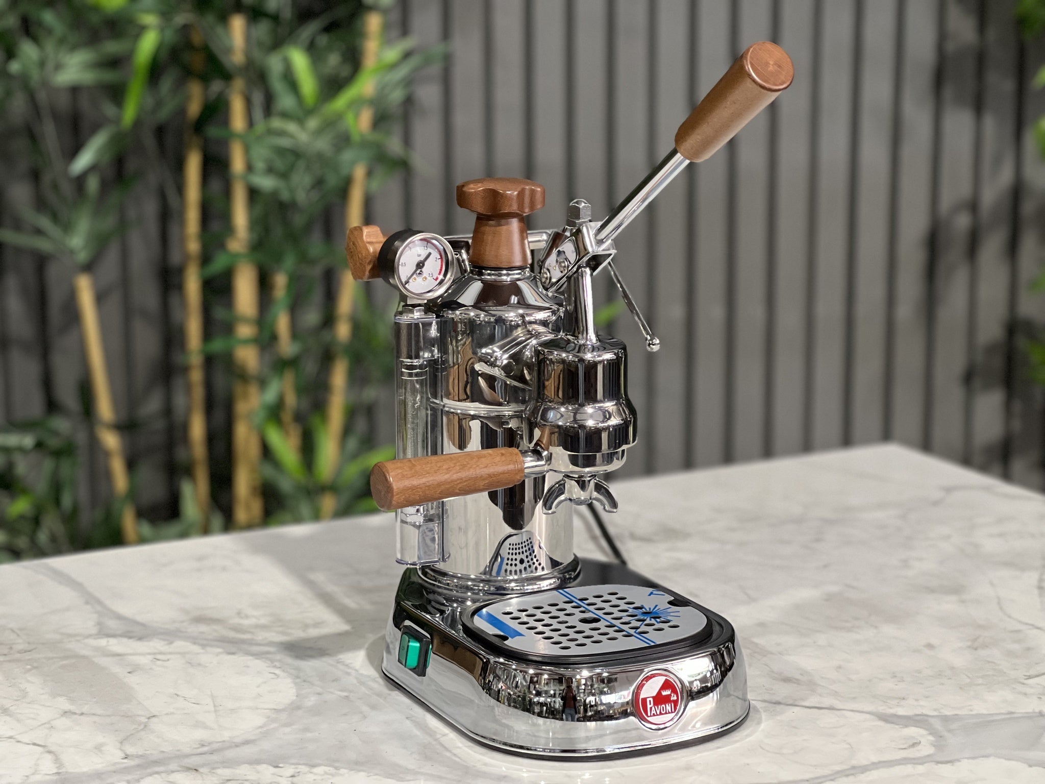 La Pavoni Professional PL 1 Group Stainless & Timber - New