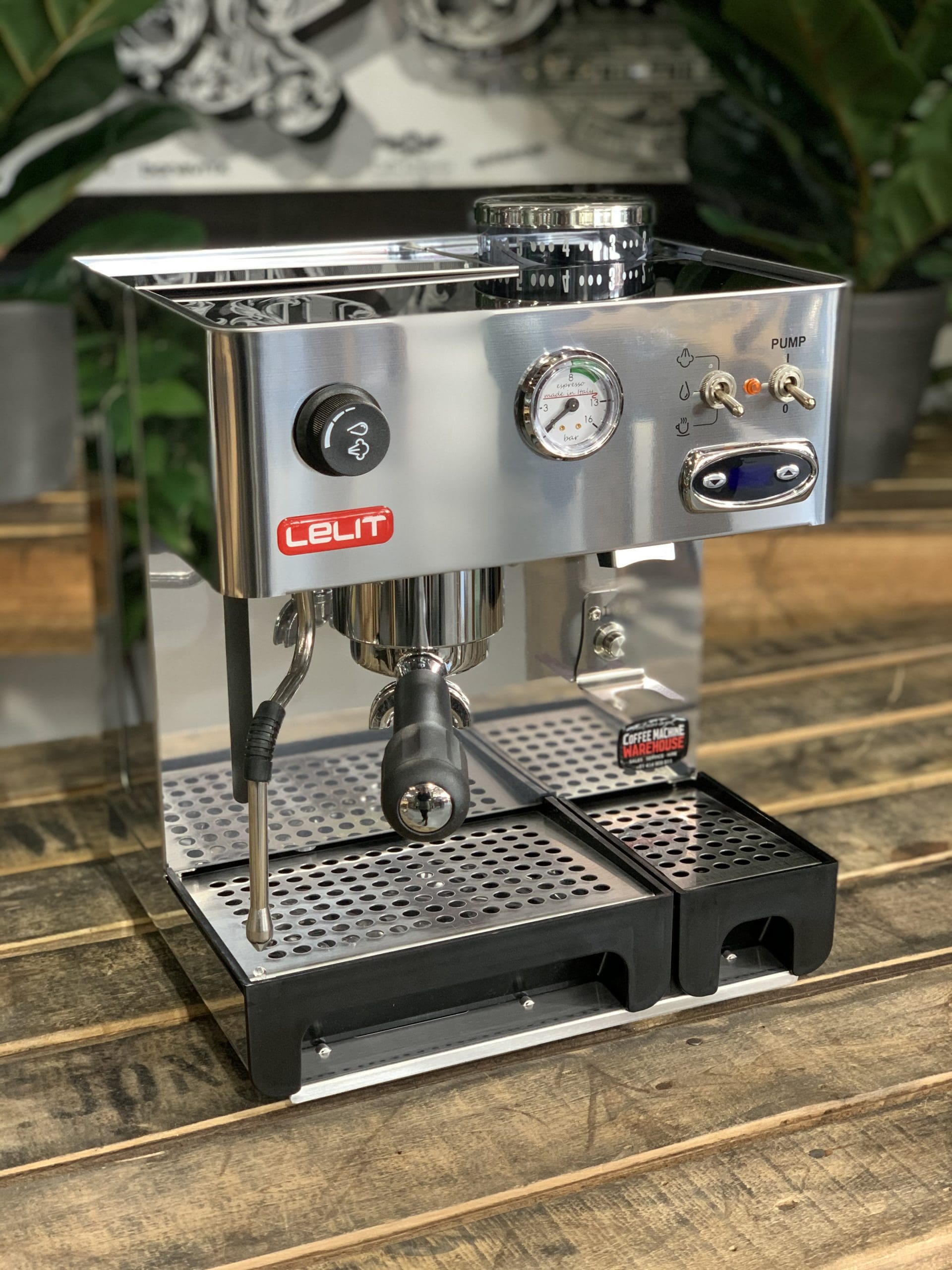 LeLit Anita PID & Built In Grinder 1 Group - New