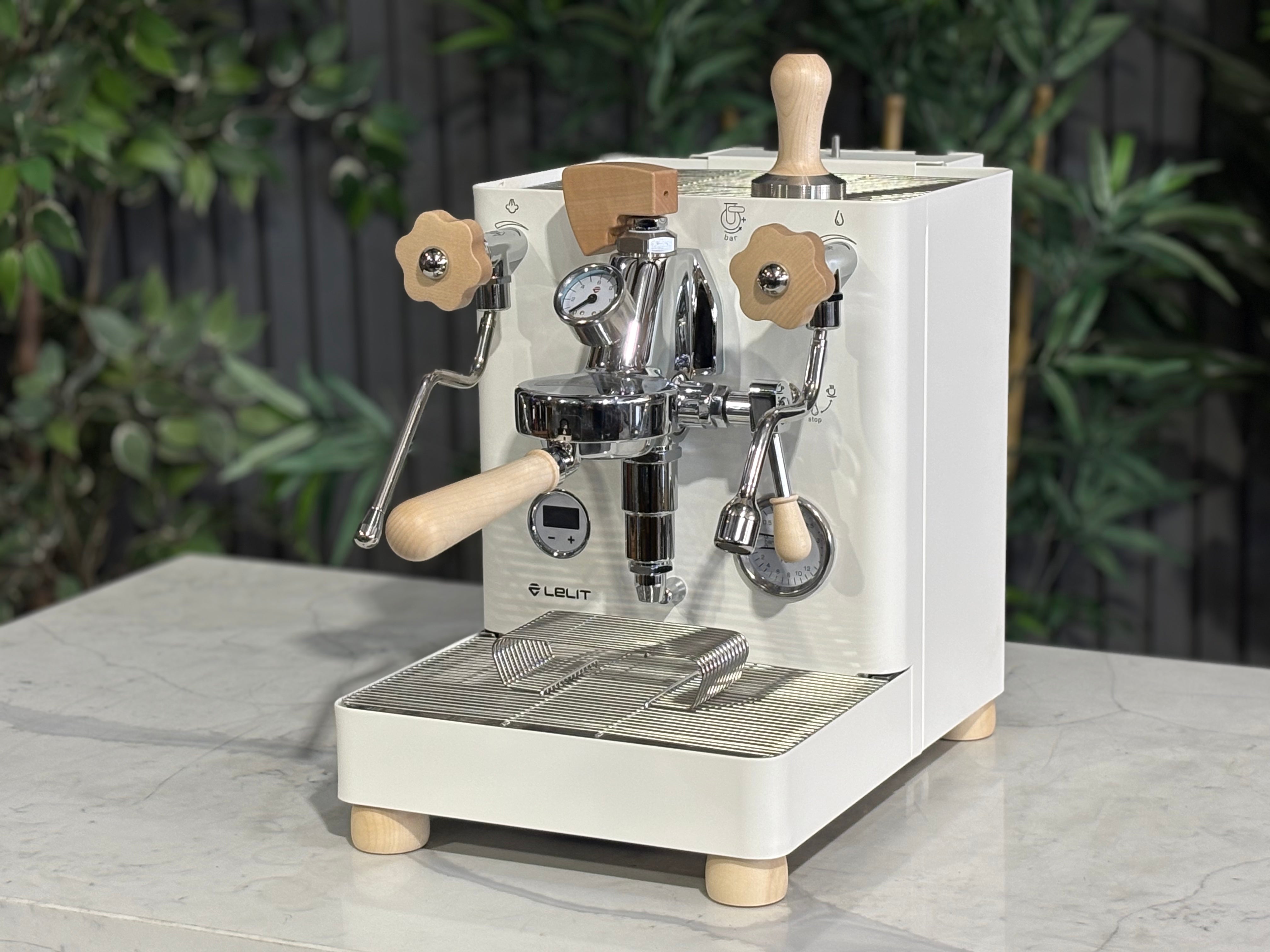 Lelit Bianca V3 1 Group Coffee Machine White & Timber - New