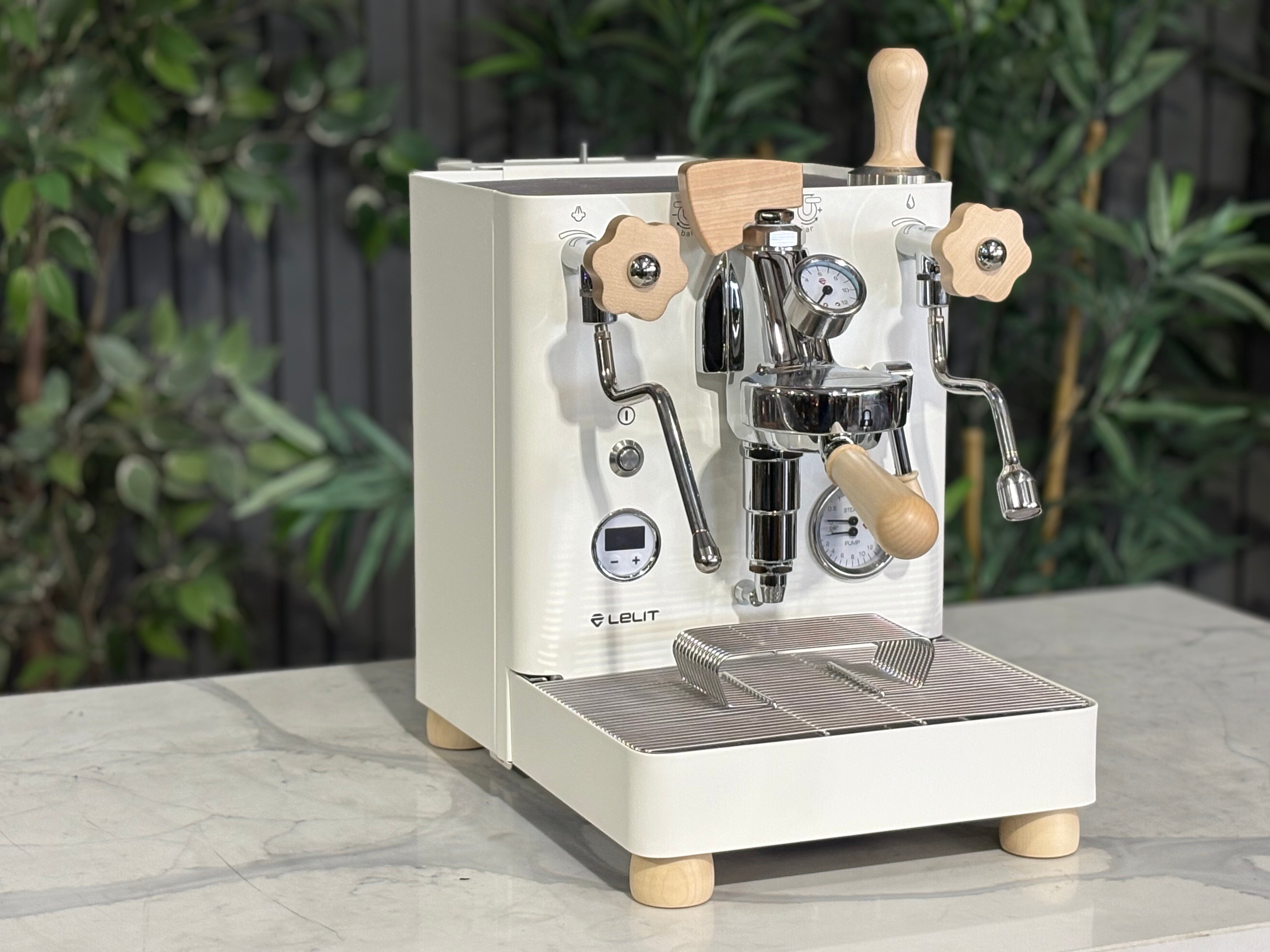 Lelit Bianca V3 1 Group Coffee Machine White & Timber - New