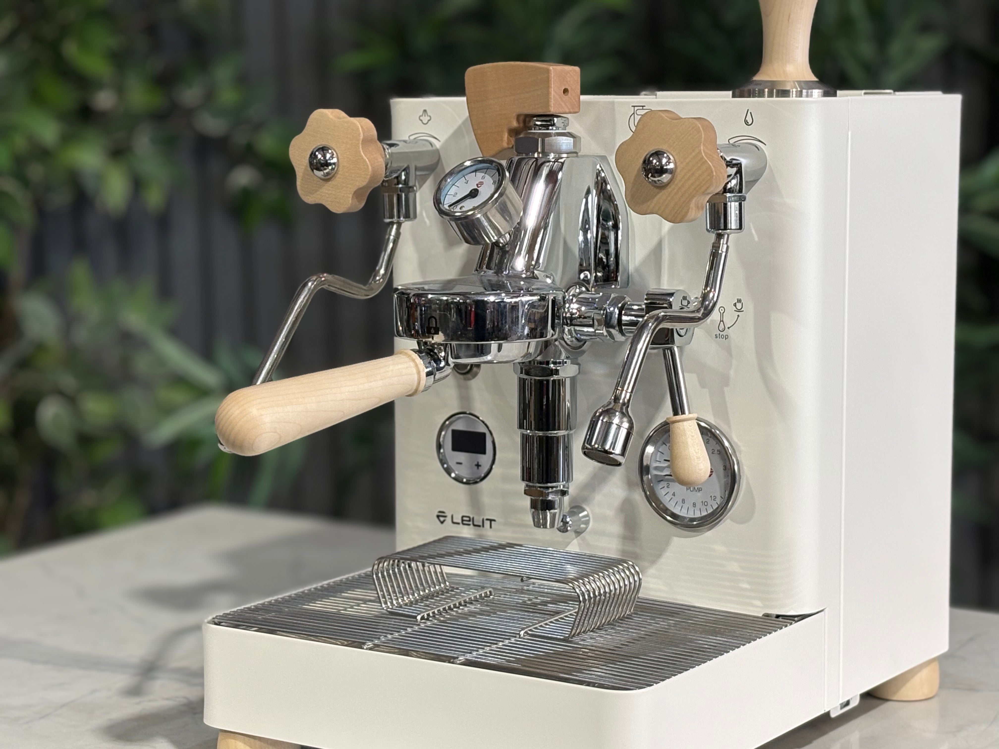 Lelit Bianca V3 1 Group Coffee Machine White & Timber - New