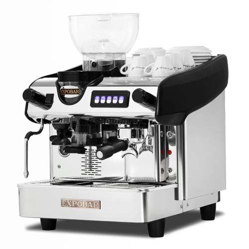 Expobar MegaCrem 1 Group Coffee Machine Stainless Steel & Pearl - New
