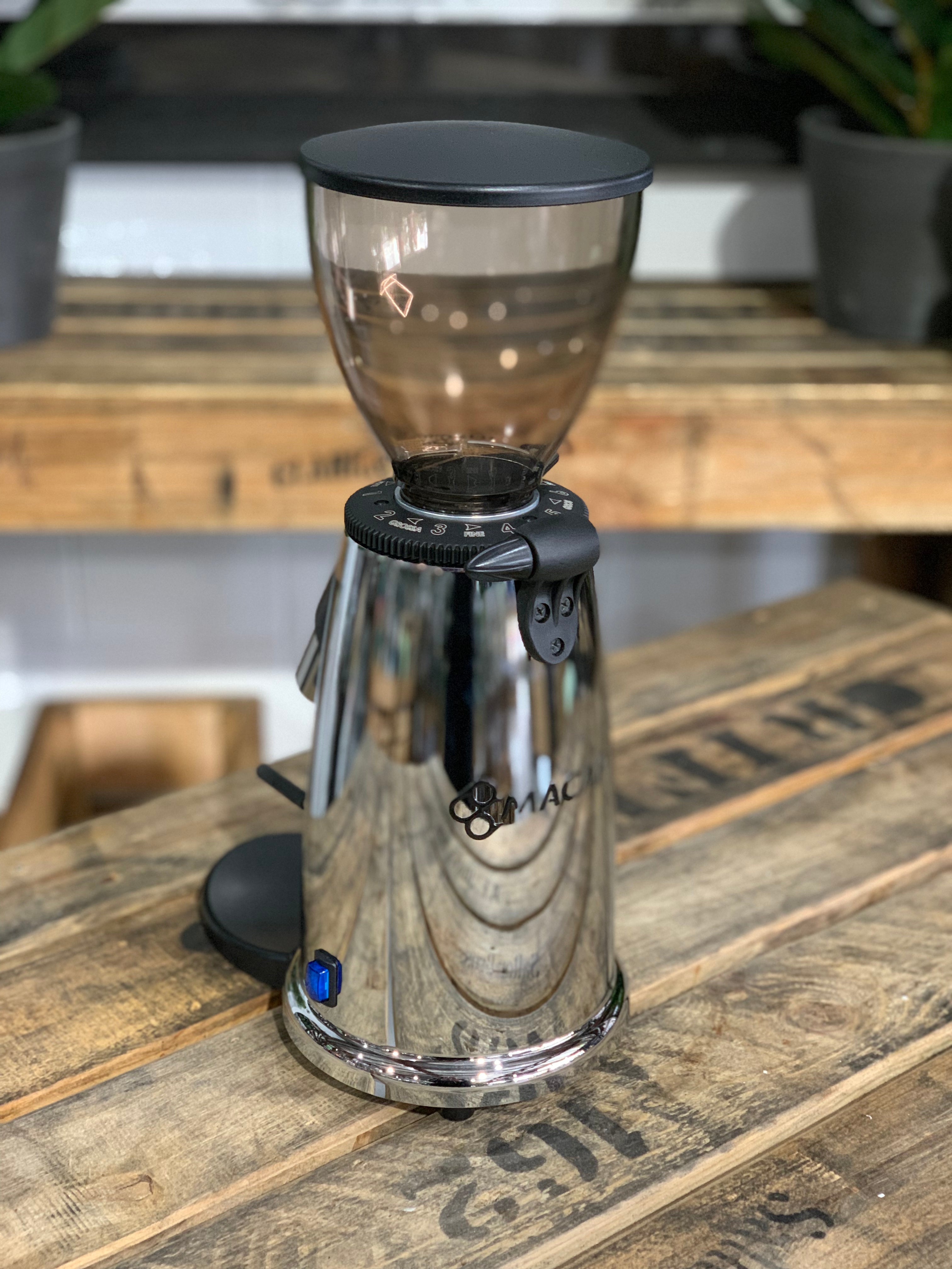 Macap M2M Stepless Espresso Coffee Grinder Chrome - New