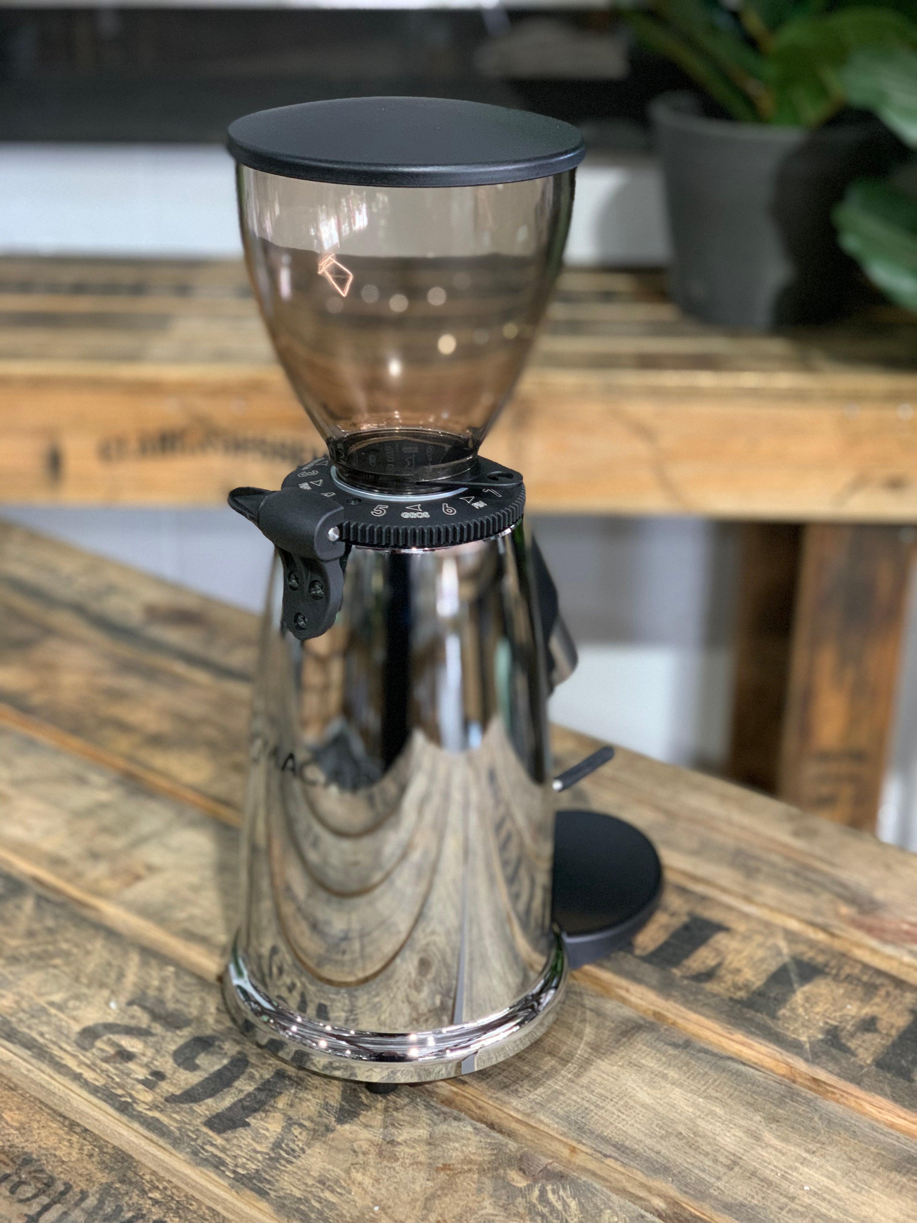 Macap M2M Stepless Espresso Coffee Grinder Chrome - New