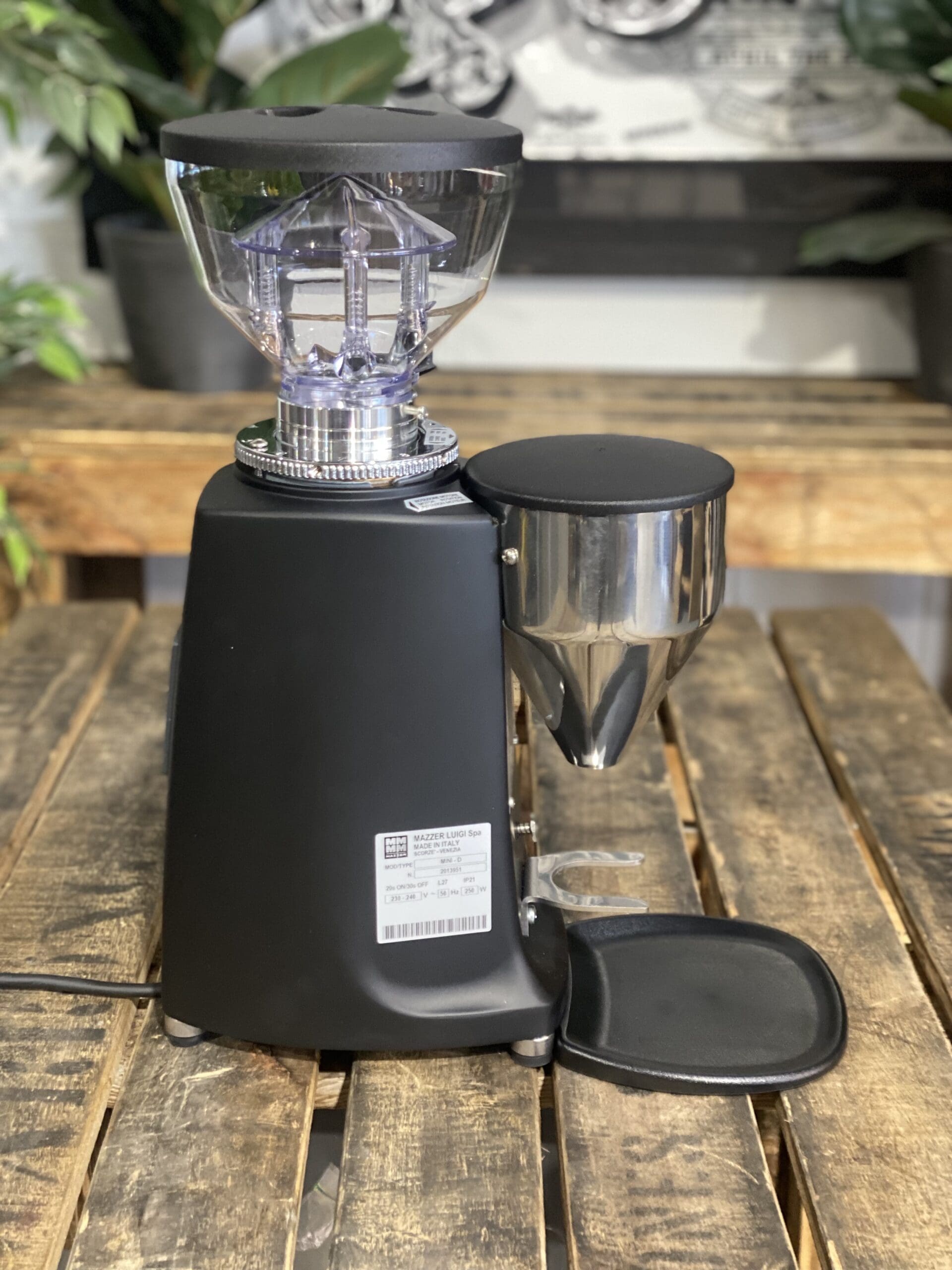 Mazzer Mini B On Demand Black - New