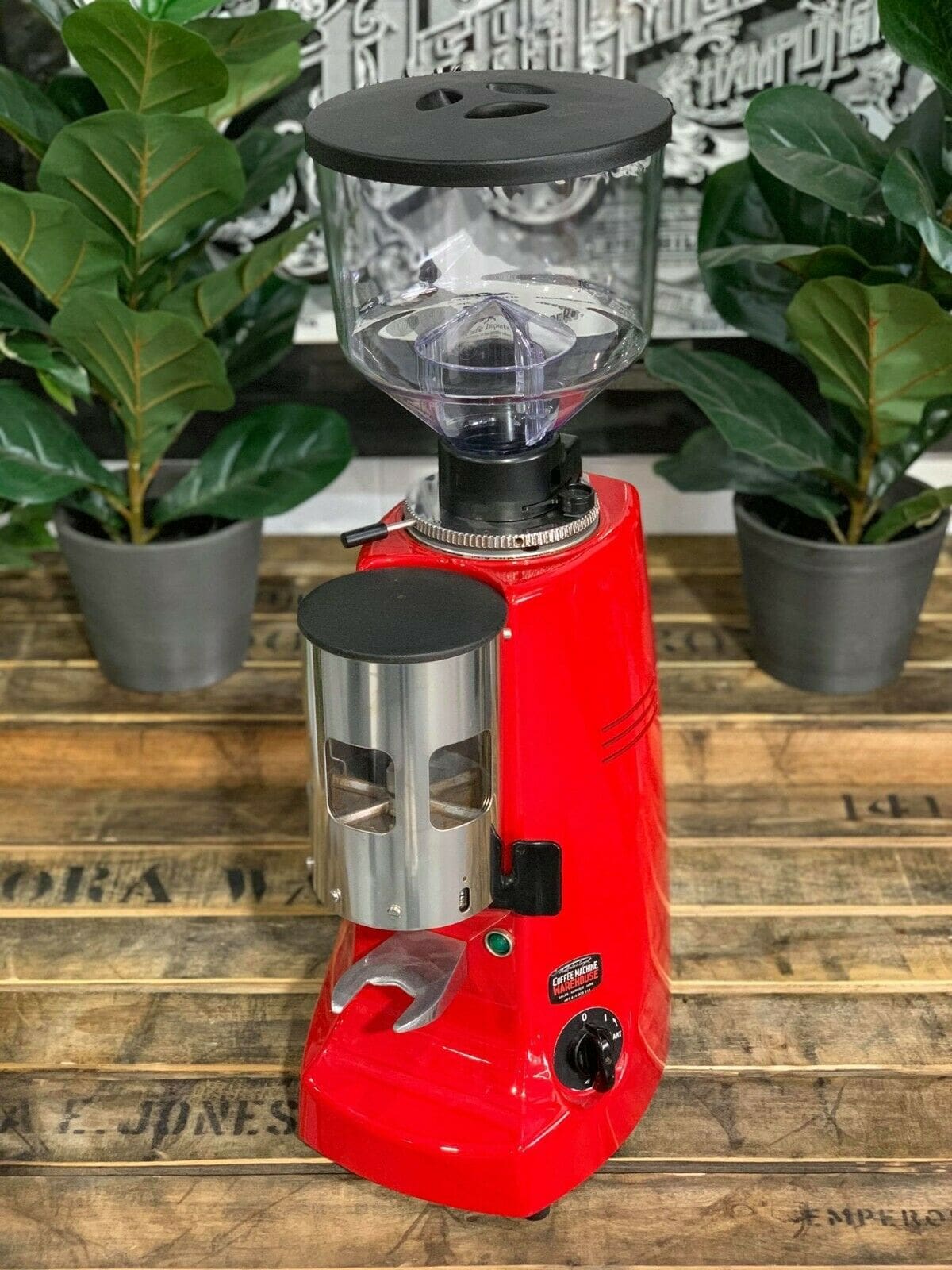 Mazzer Robur Automatic Coffee Grinder Red - Used