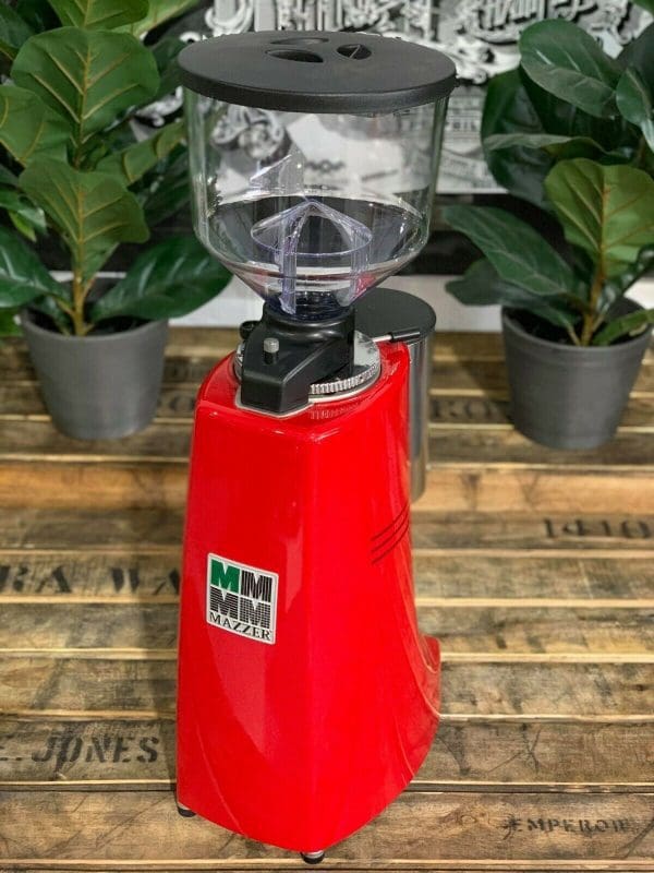 Mazzer Robur Automatic Coffee Grinder Red - Used