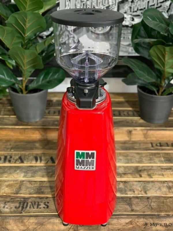Mazzer Robur Automatic Coffee Grinder Red - Used