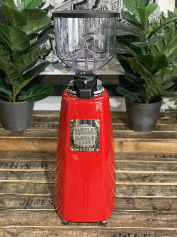 Mazzer Robur Electronic Coffee Grinder Red - Used