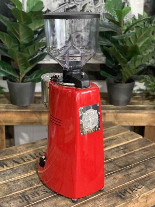 Mazzer Robur Electronic Coffee Grinder Red - Used