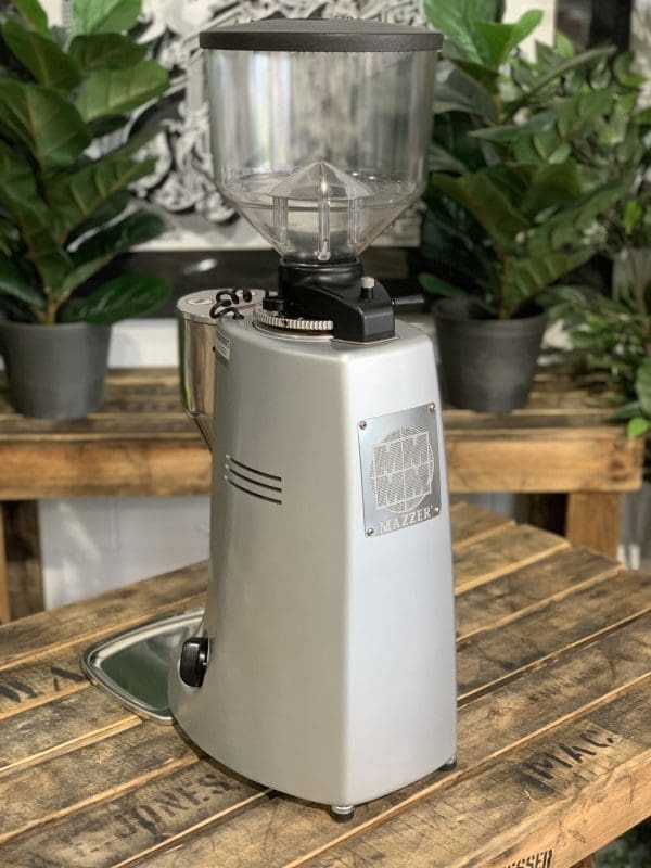 Mazzer Robur Electronic Coffee Grinder Silver - Used
