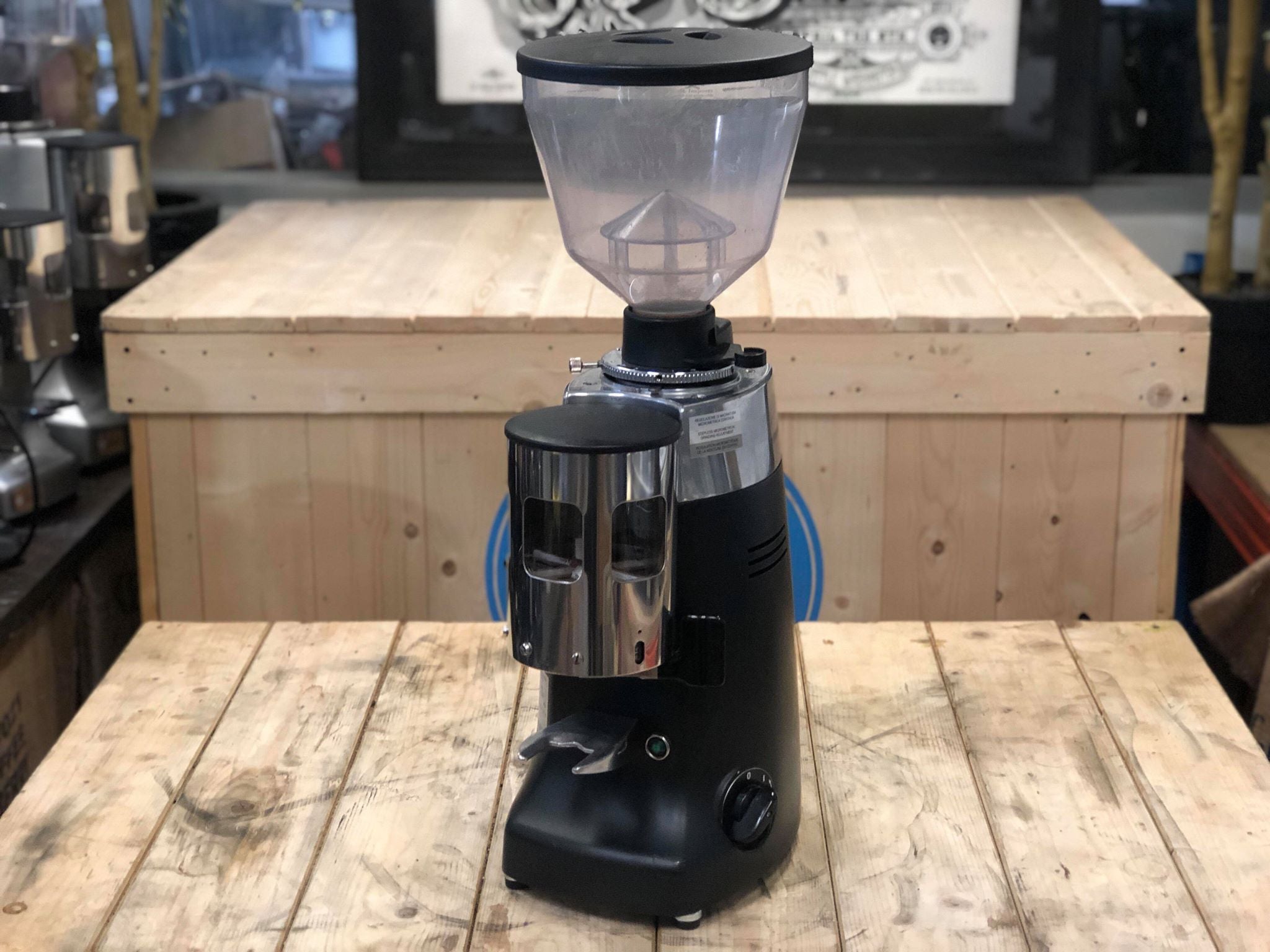 Mazzer Kony Automatic Coffee Grinder Black