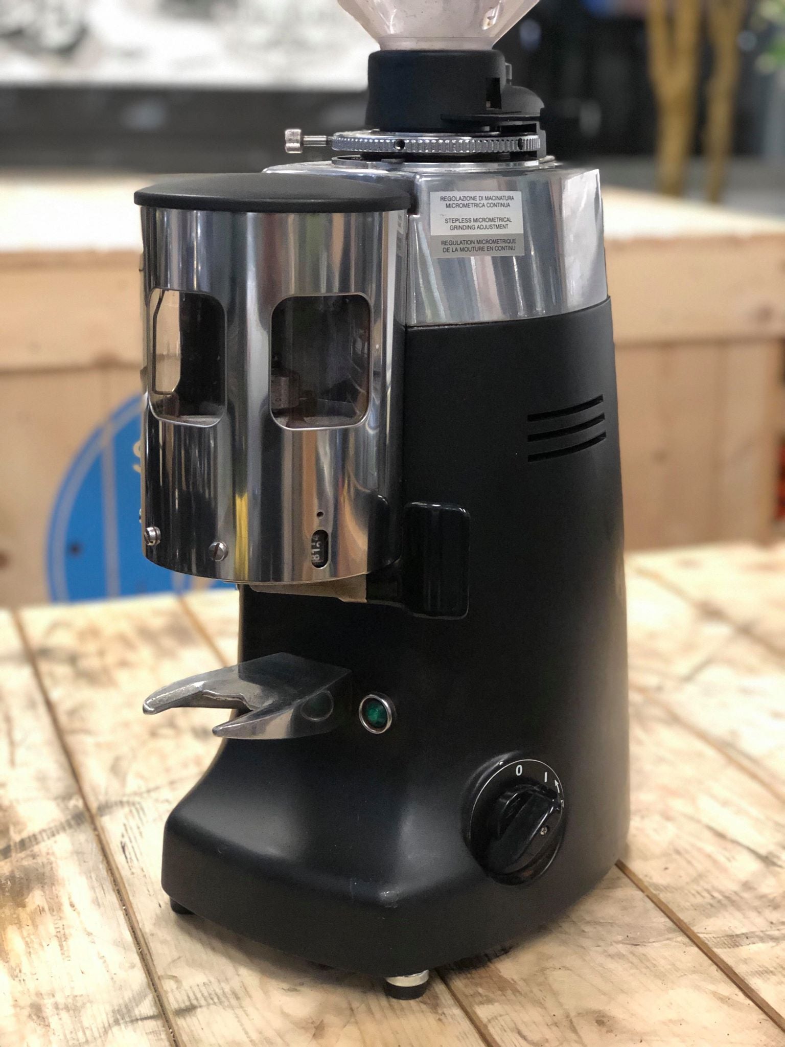 Mazzer Kony Automatic Coffee Grinder Black