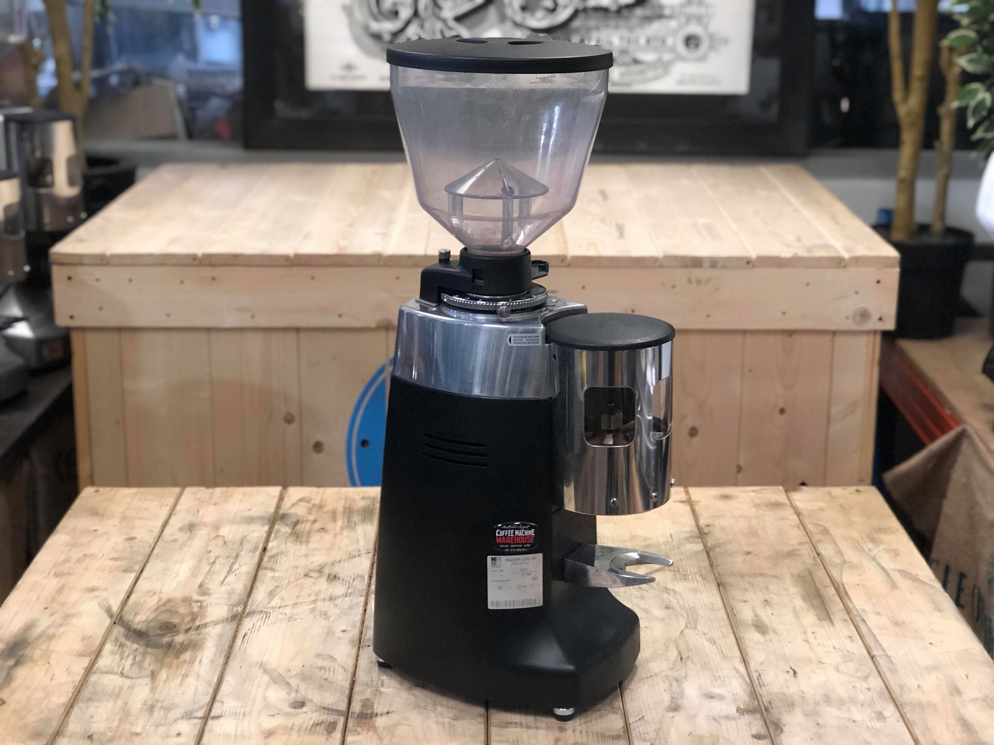 Mazzer Kony Automatic Coffee Grinder Black