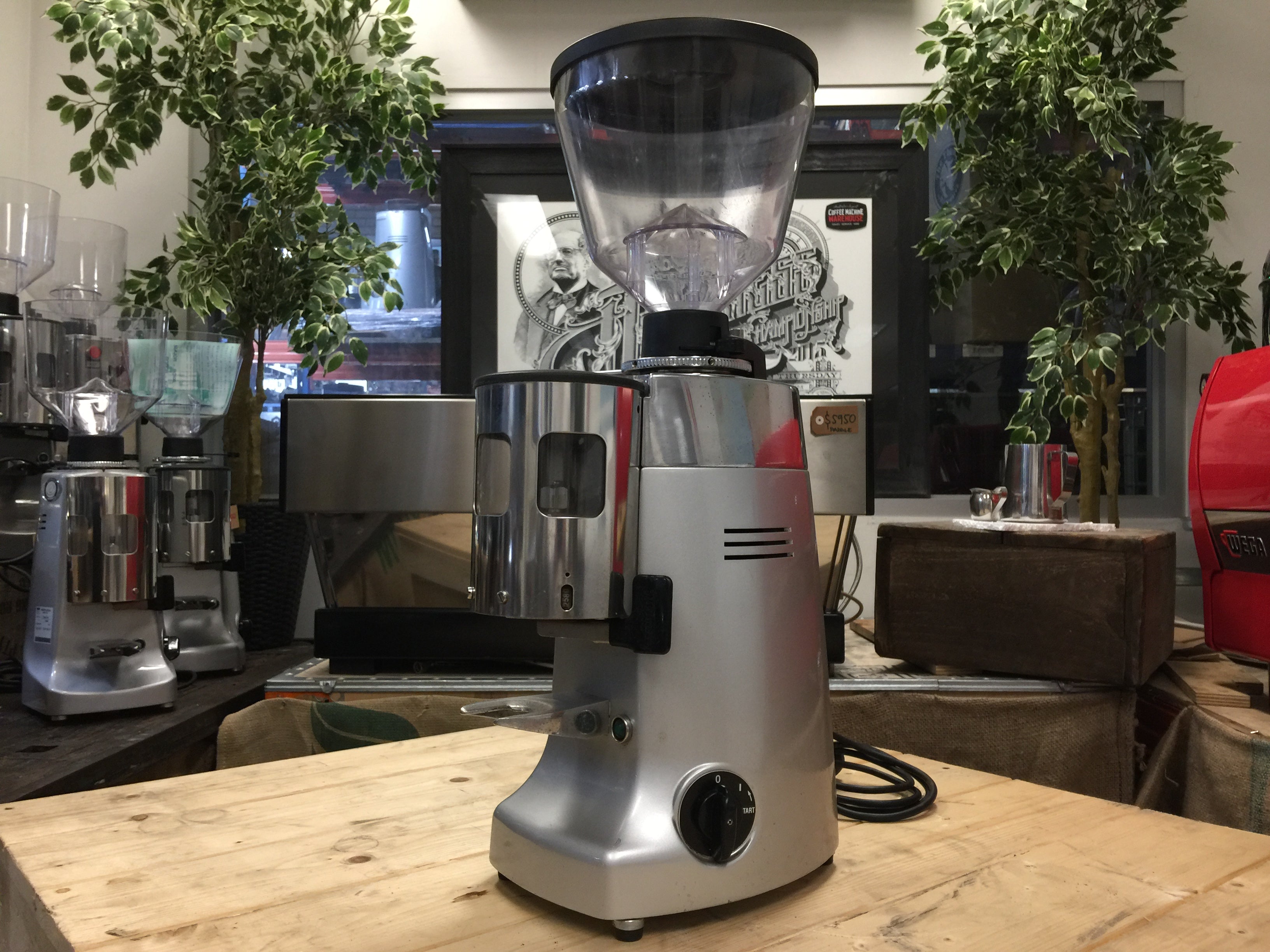 Mazzer Kony Automatic Coffee Grinder Silver