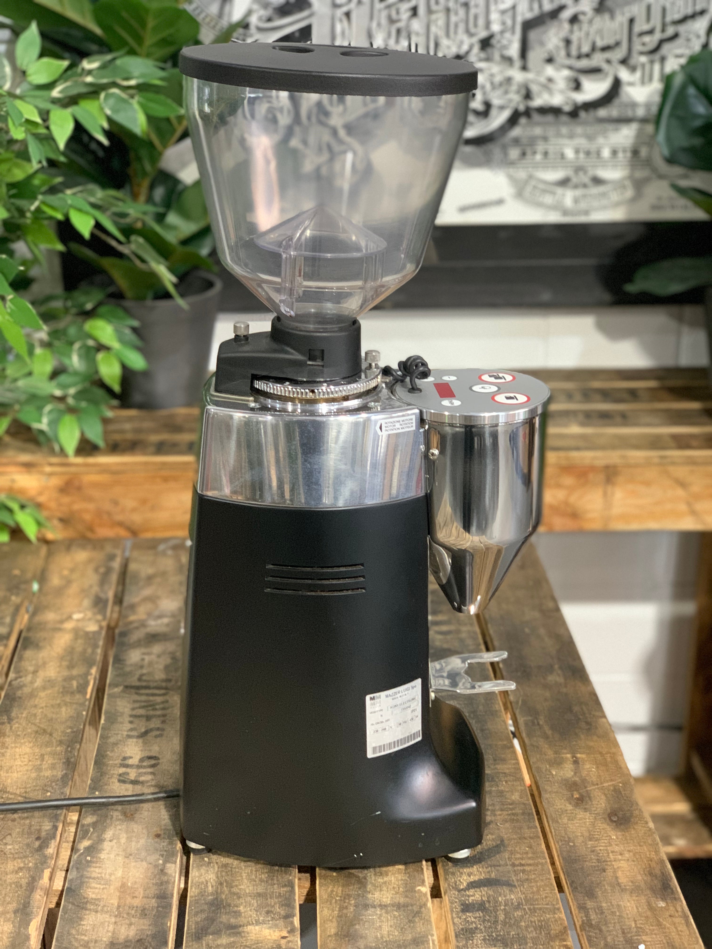 Mazzer Kony Electronic Coffee Grinder Black - Used