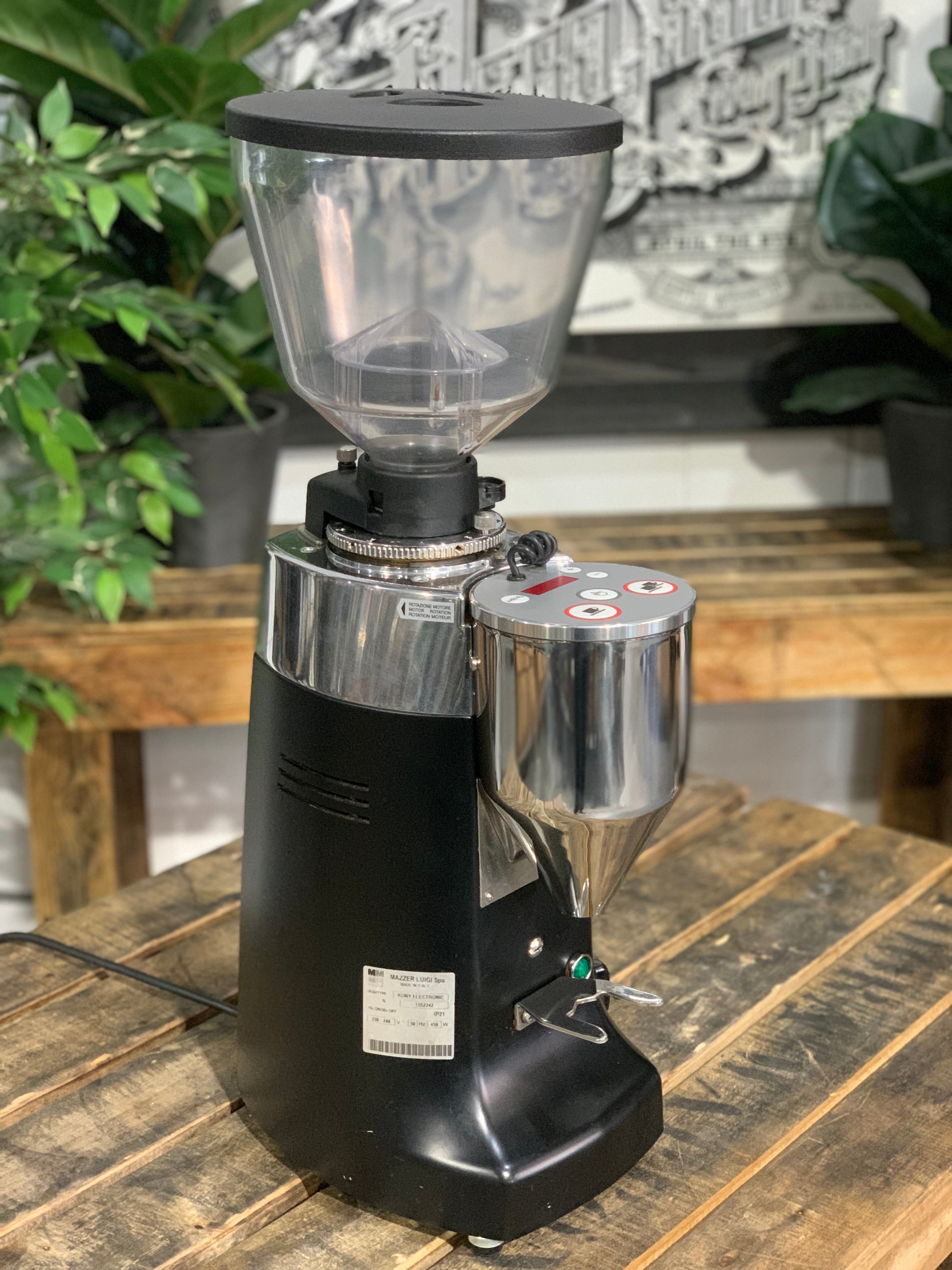 Mazzer Kony Electronic Coffee Grinder Black - Used