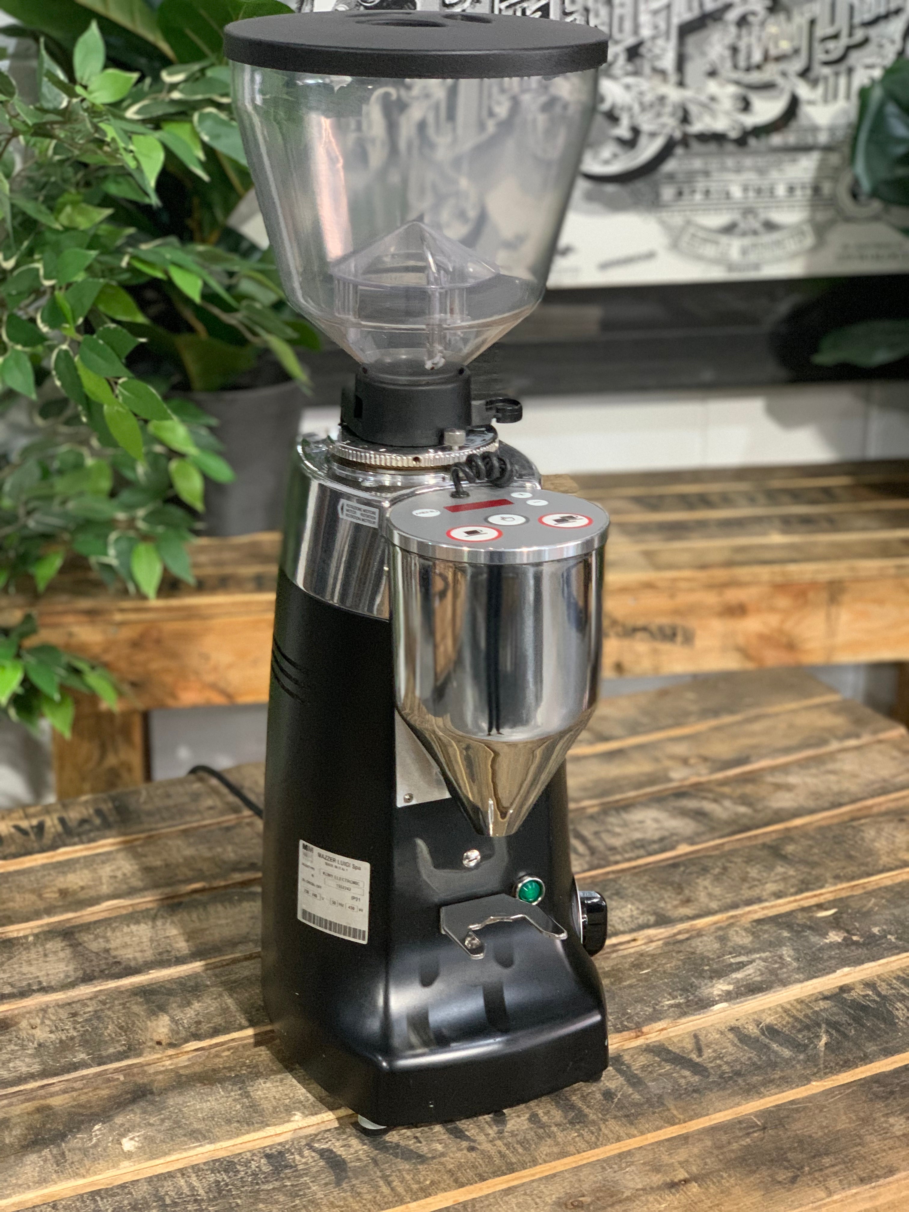 Mazzer Kony Electronic Coffee Grinder Black - Used