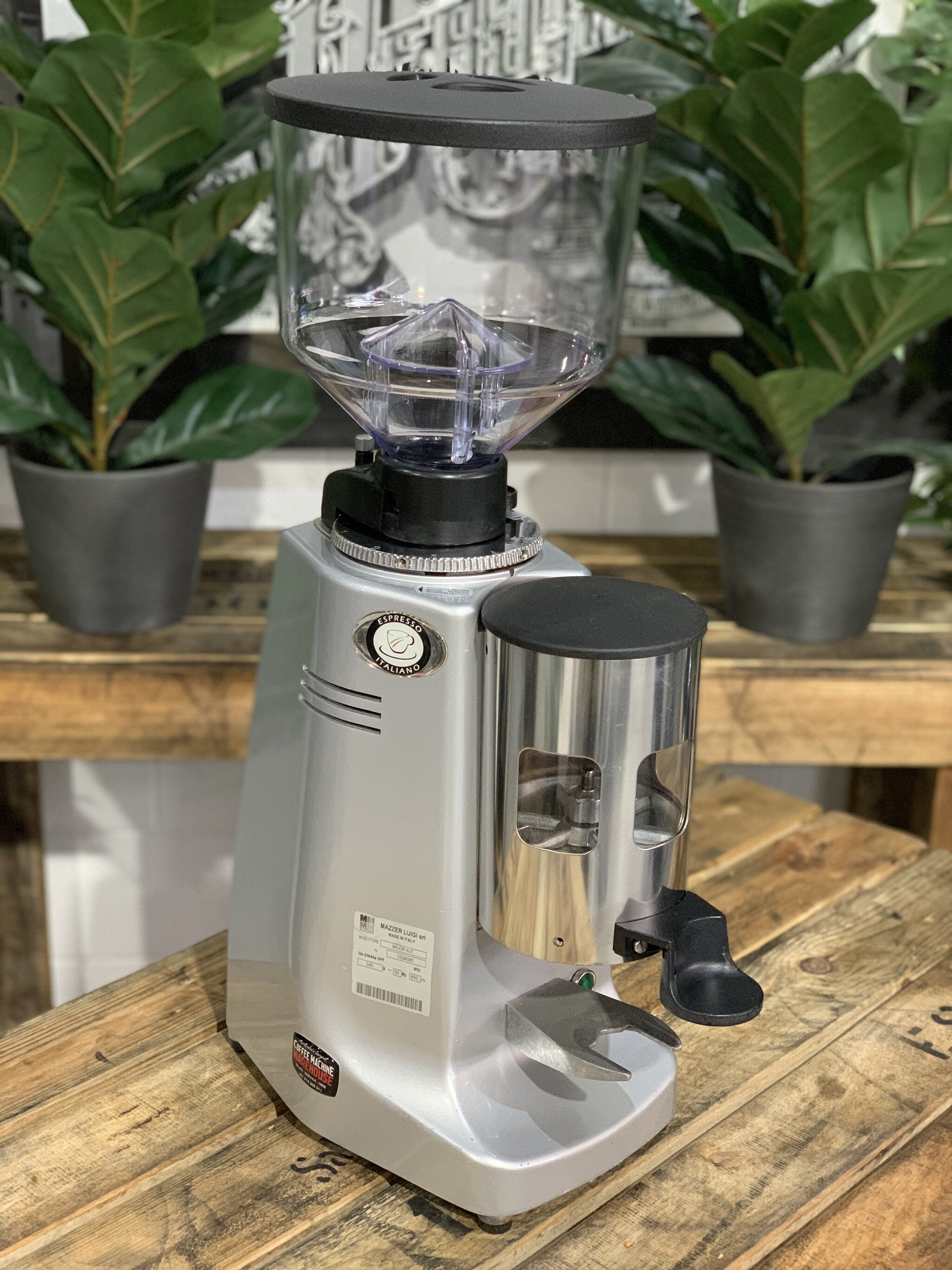 Mazzer Major Automatic Coffee Grinder Silver - Used