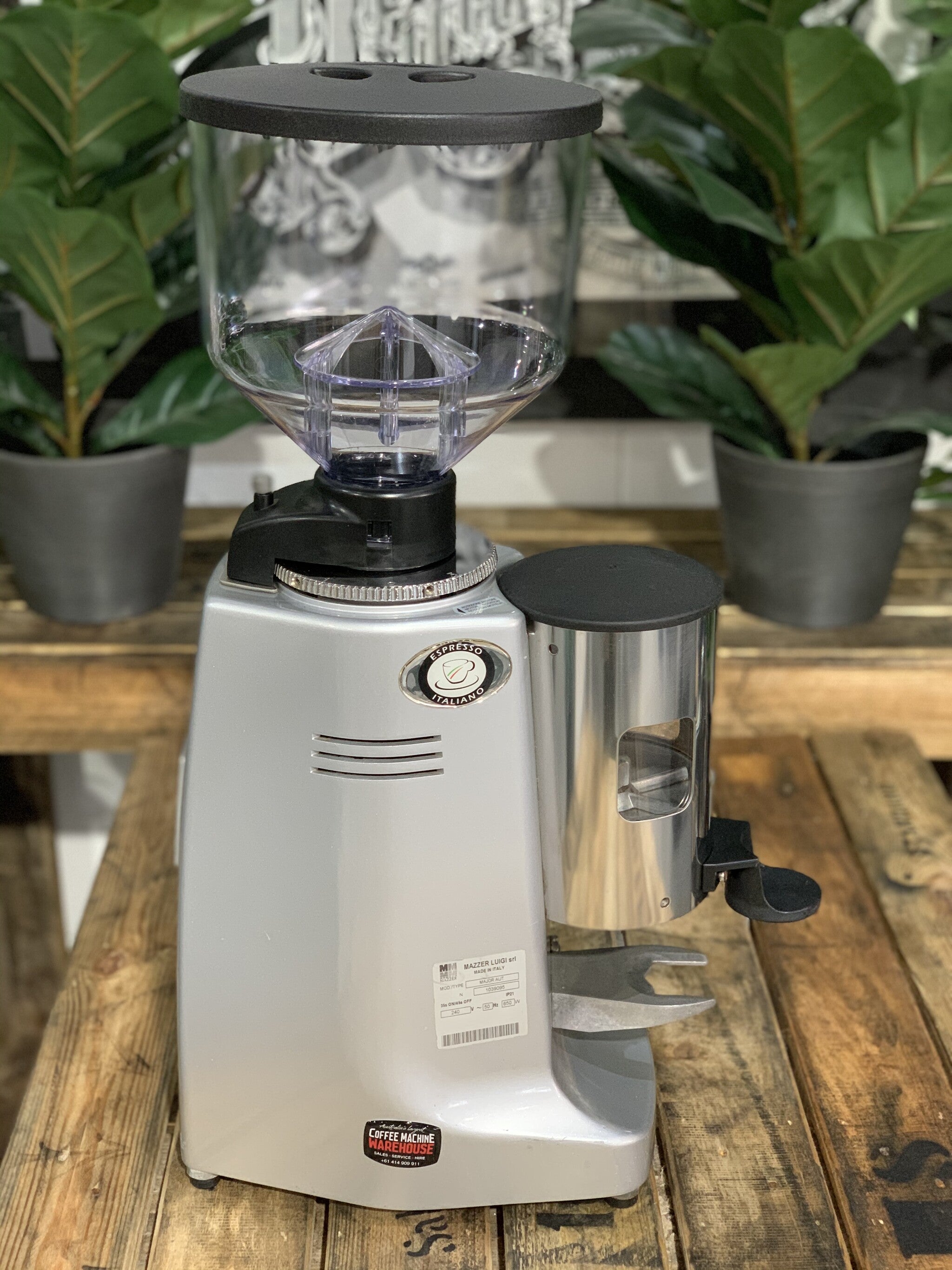 Mazzer Major Automatic Coffee Grinder Silver - Used