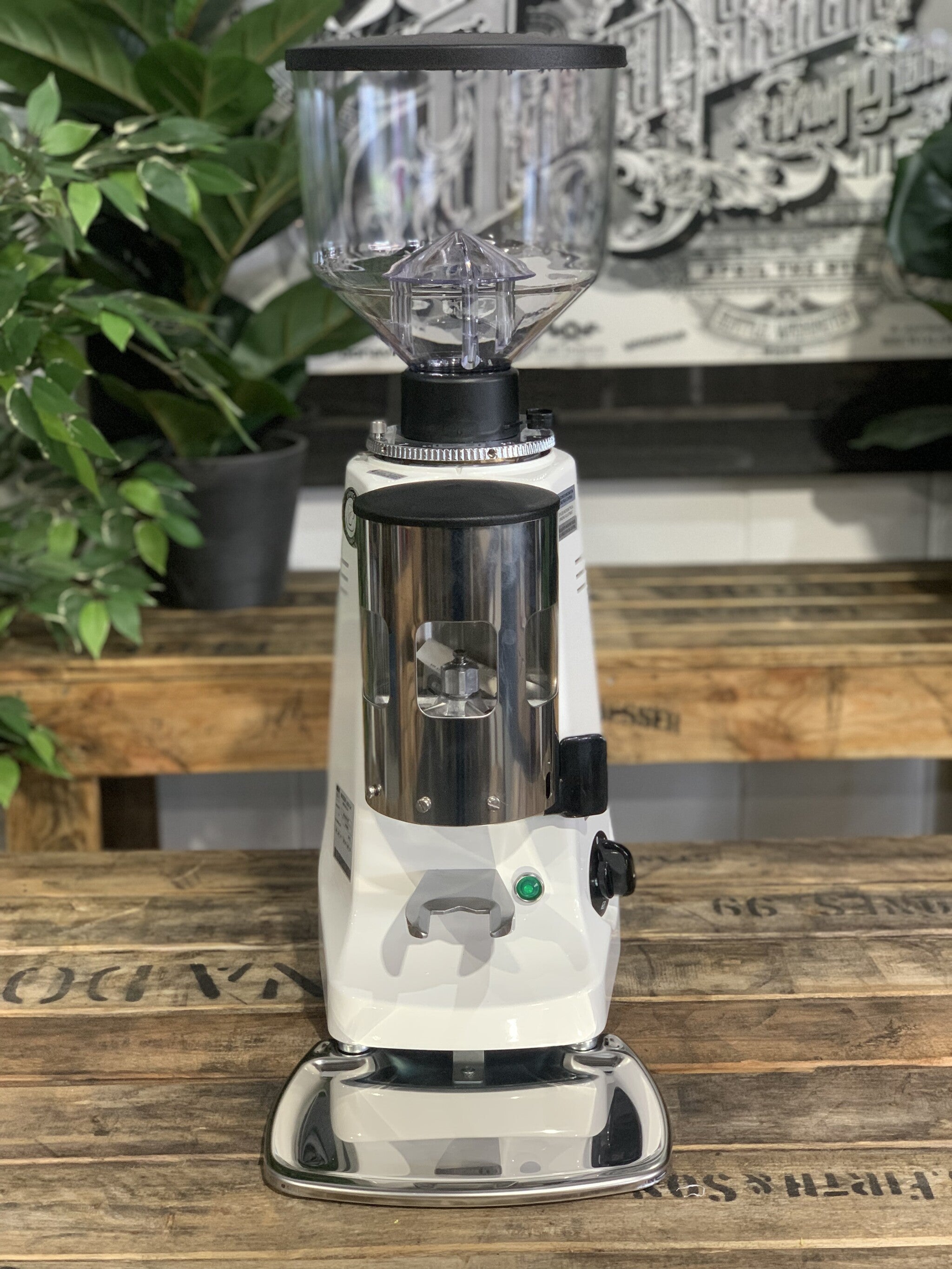 Mazzer Major Automatic Coffee Grinder White