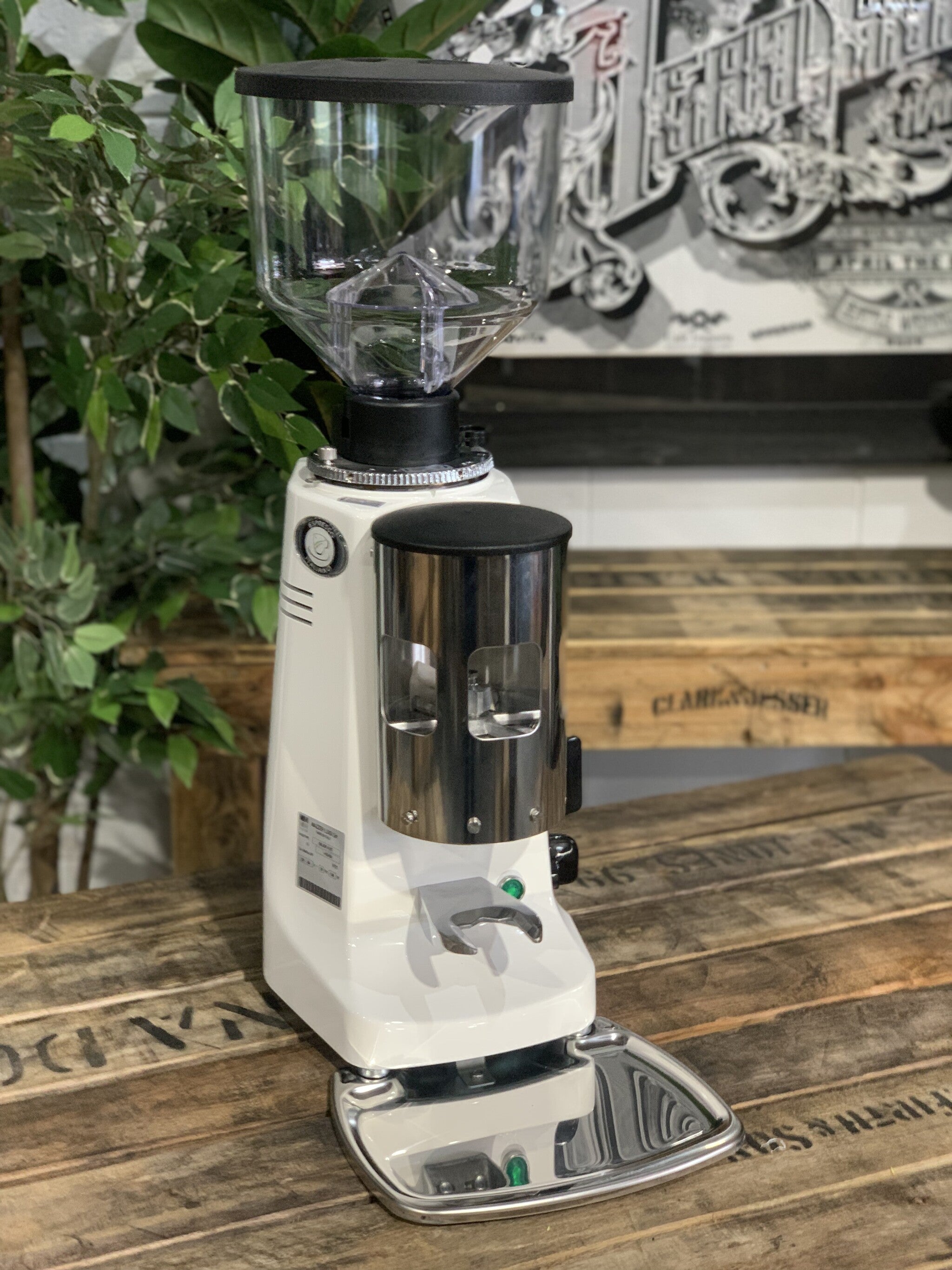 Mazzer Major Automatic Coffee Grinder White